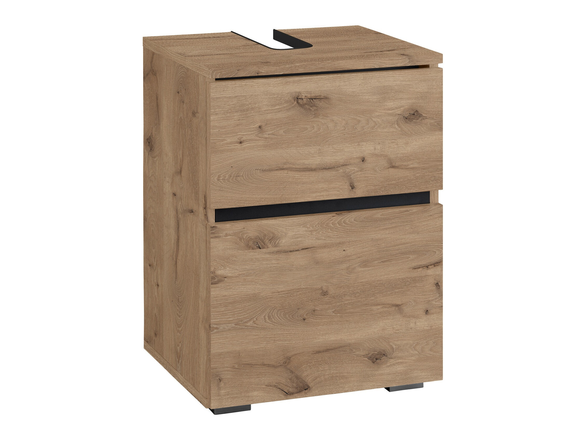 Prostostoječa kopalniška omarica za umivalnik Soncamu 103 (Hrast)