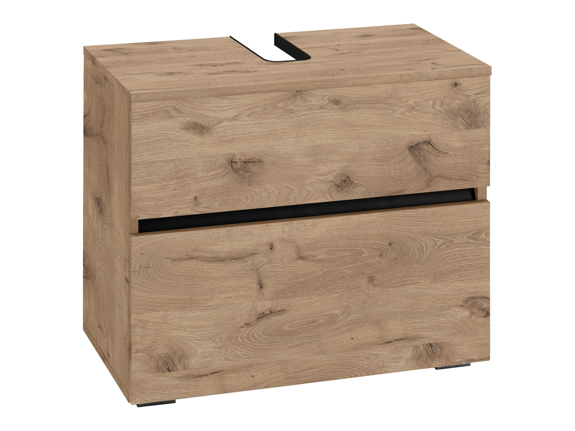 Prostostoječa kopalniška omarica za umivalnik Soncamu 110 (Hrast)