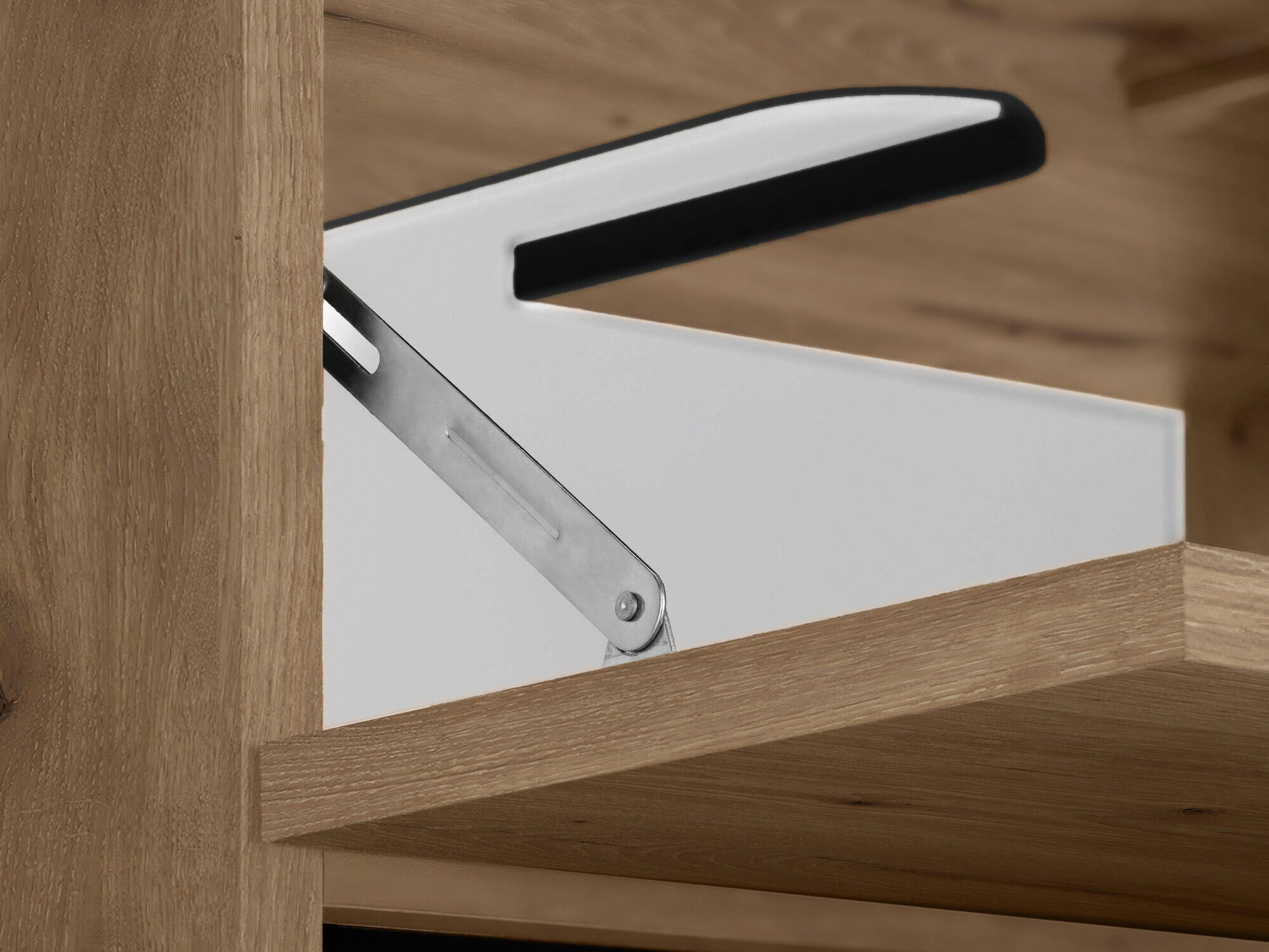 Prostostoječa kopalniška omarica za umivalnik Soncamu 110 (Hrast)