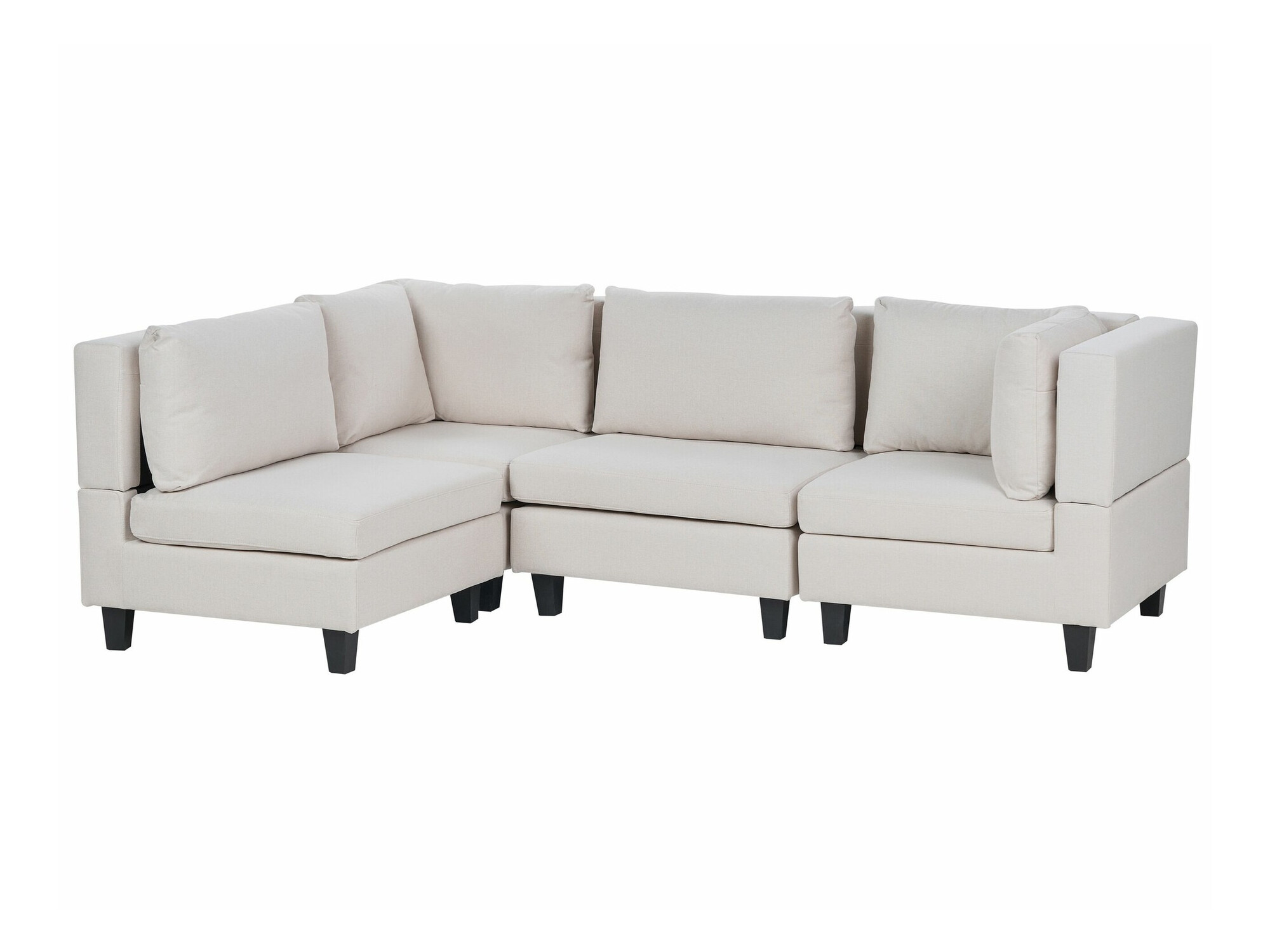 Modularna kotna sedežna garnitura Elbmeli 108 (Bež)