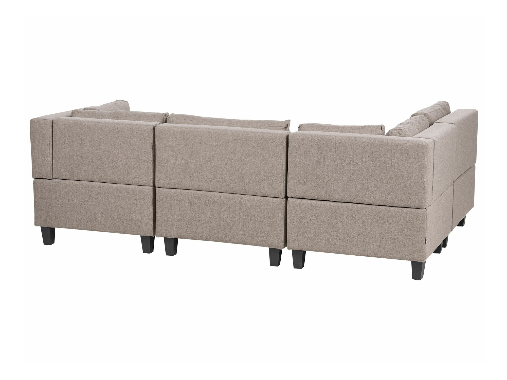 Modularna kotna sedežna garnitura Elbmeli 108 (Rjava)