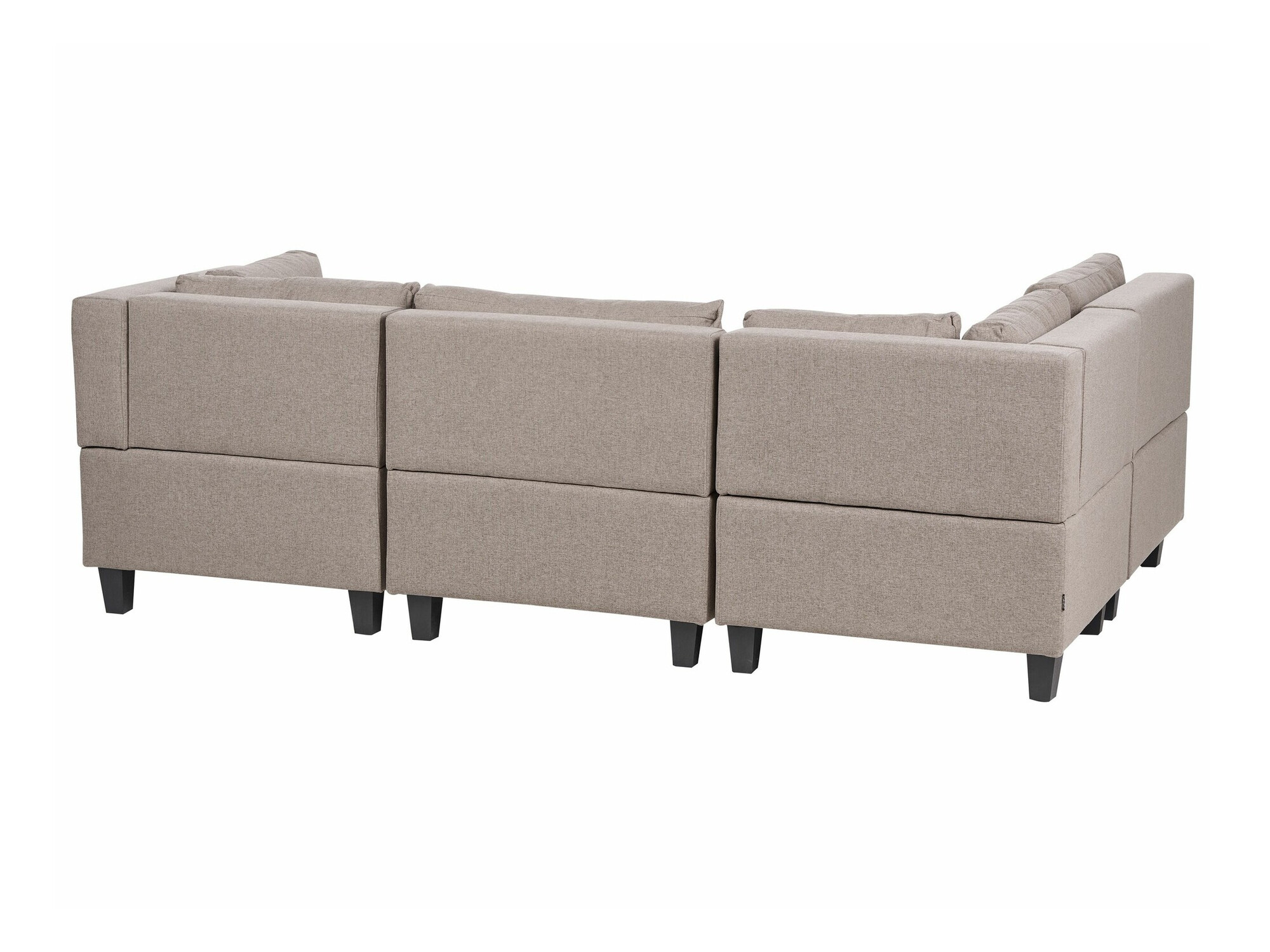 Modularna kotna sedežna garnitura Elbmeli 108 (Rjava)