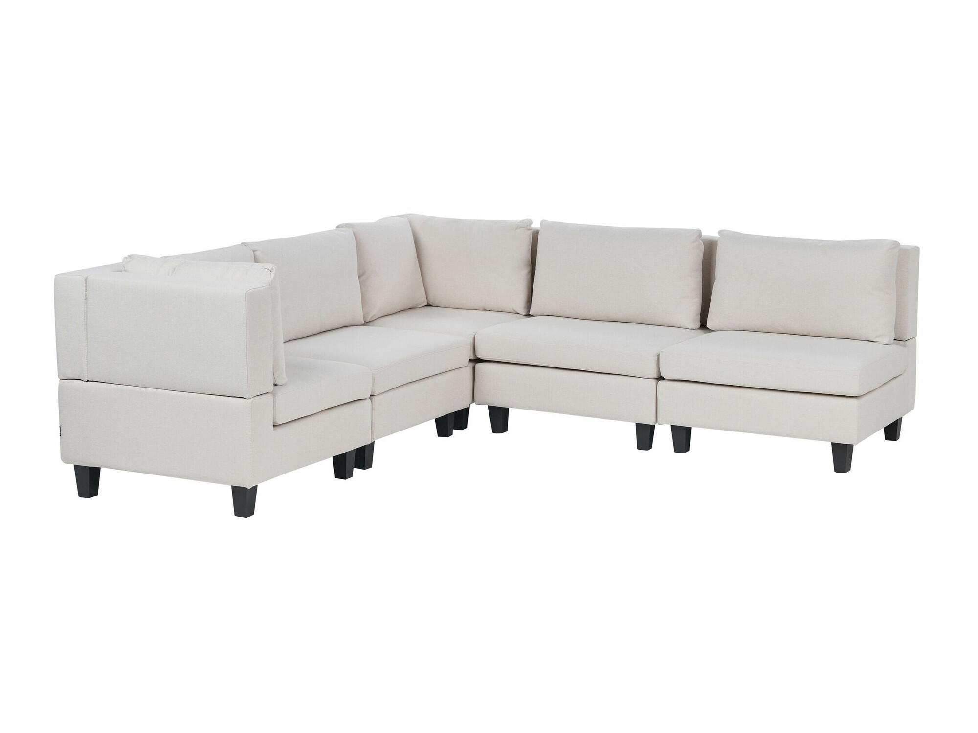 Modularna kotna sedežna garnitura Elbmeli 109 (Bež)