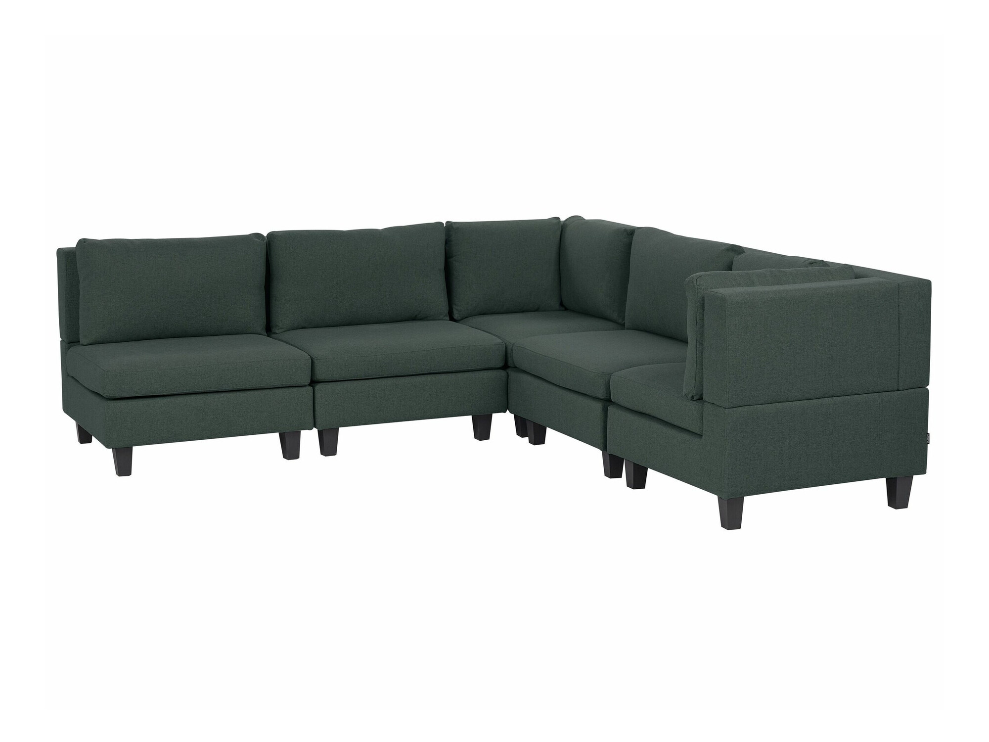 Modularna kotna sedežna garnitura Elbmeli 109 (Zelena)