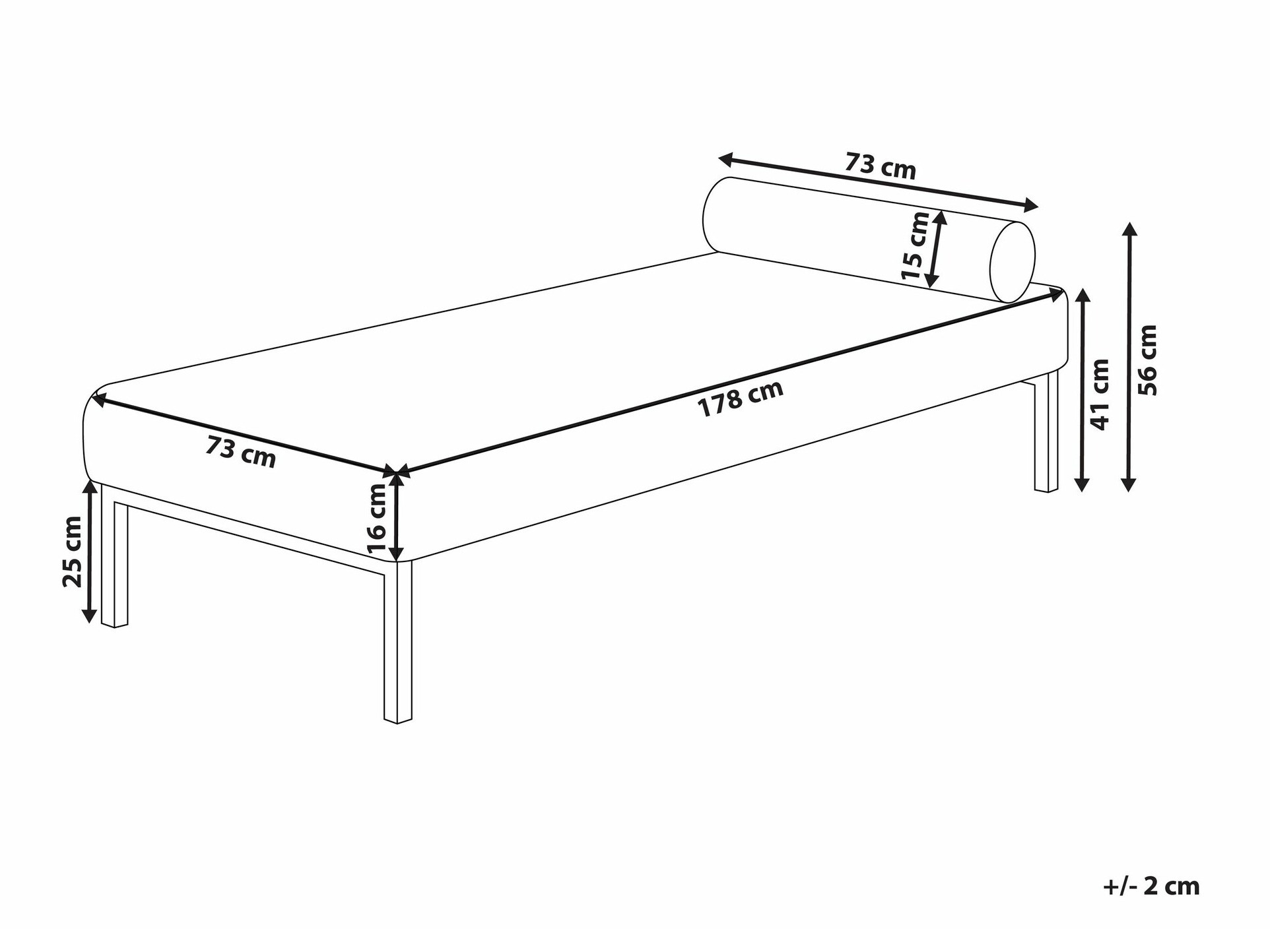 Počivalnik Berwyn 2241 (Bela)