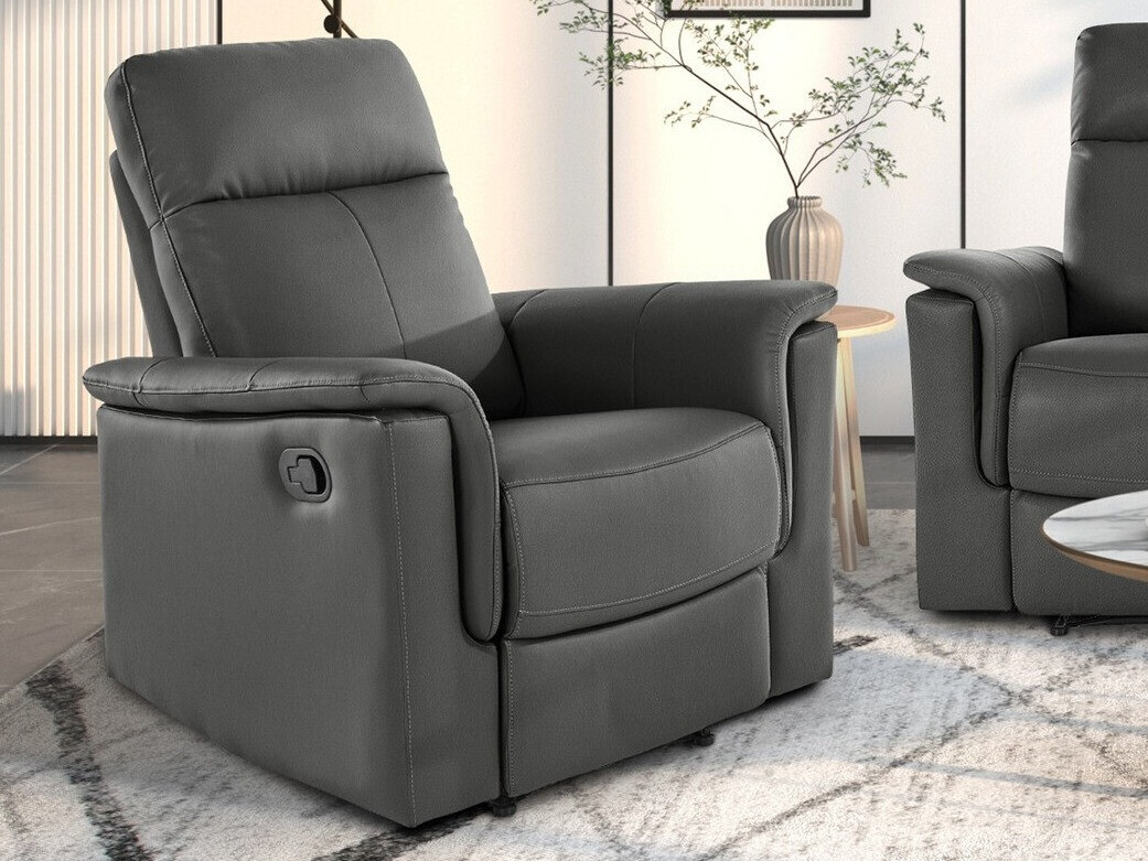 Fotelj s počivalnikom Denton 1372 (Siva)