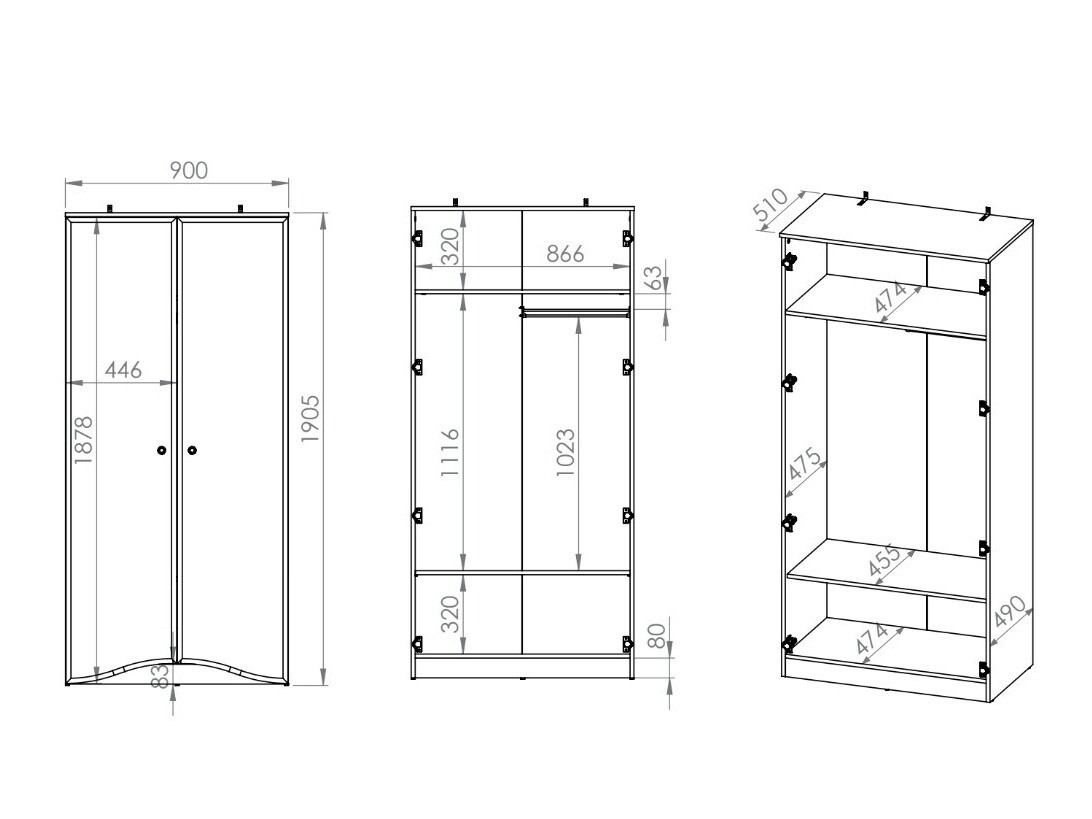 Garderobna omara Romlevo 107