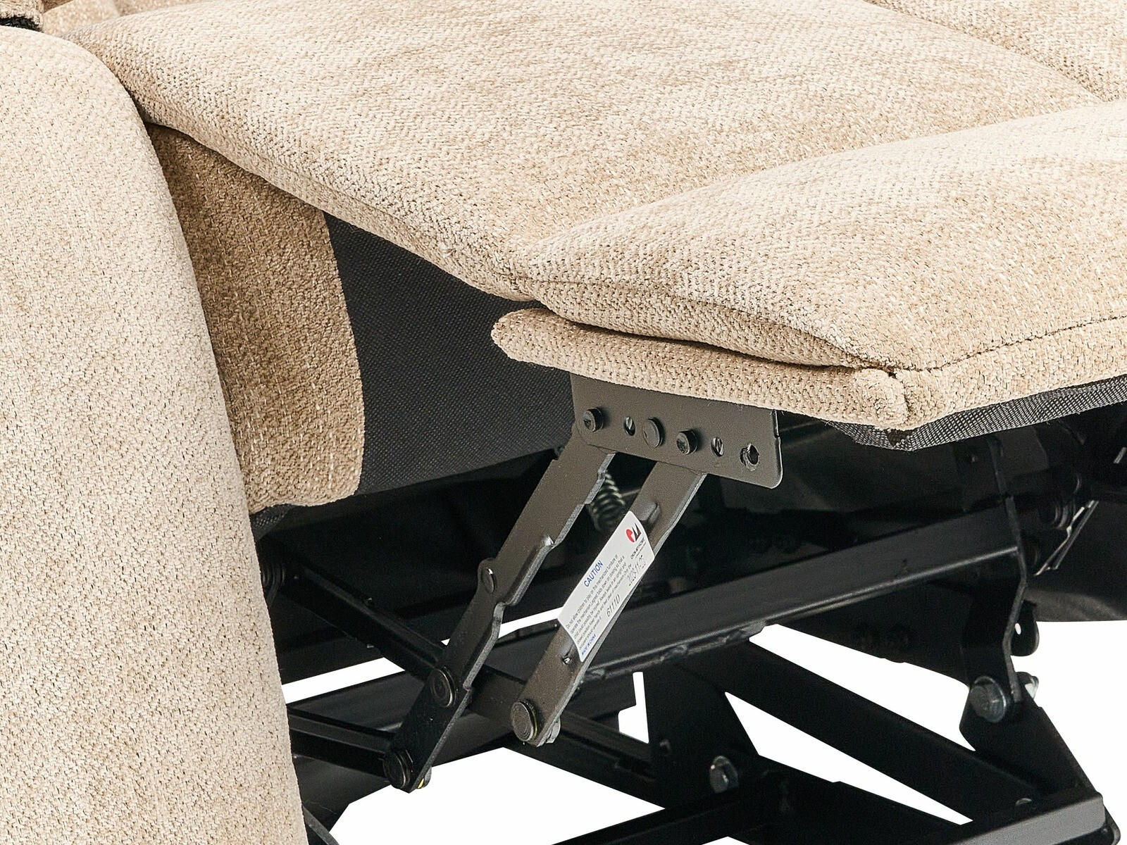 Fotelj s počivalnikom Berwyn 2249 (Svetlo rjava)