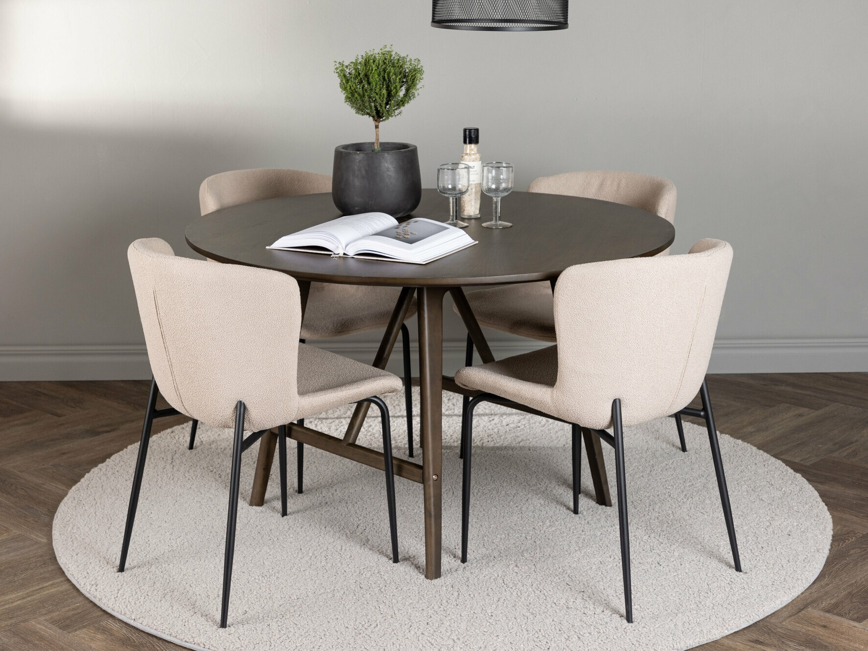 Jedilniški komplet Dallas 4570 (Bež)