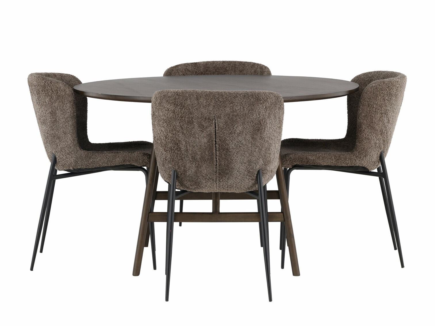 Jedilniški komplet Dallas 4570 (Rjava)