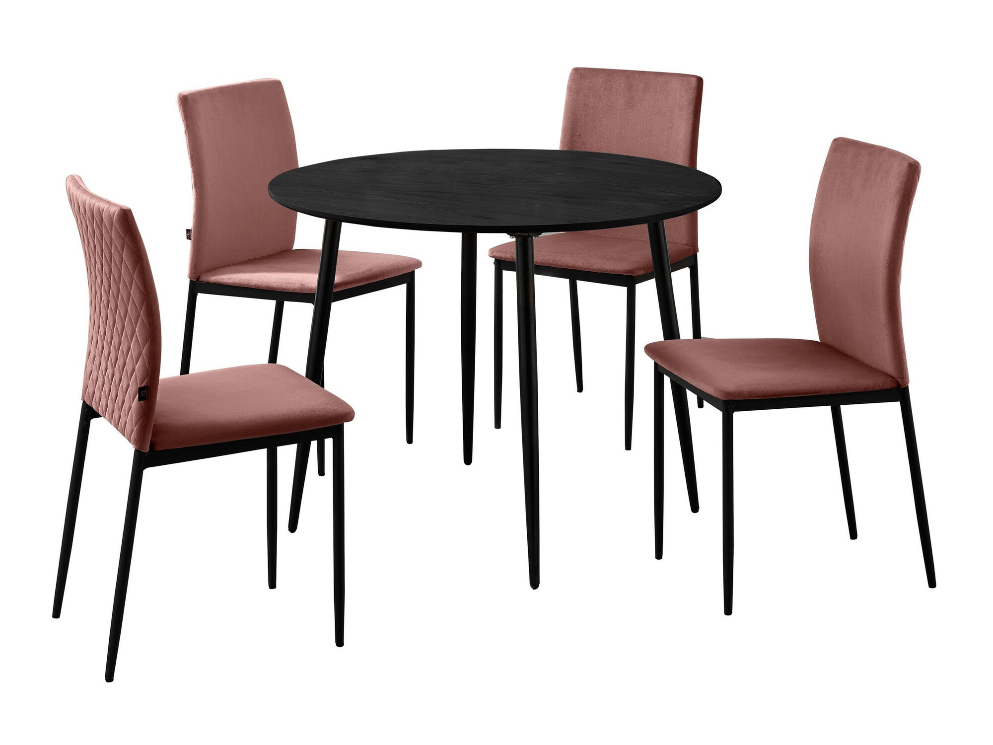 Jedilniški komplet Denton 1376 (Umazano roza)