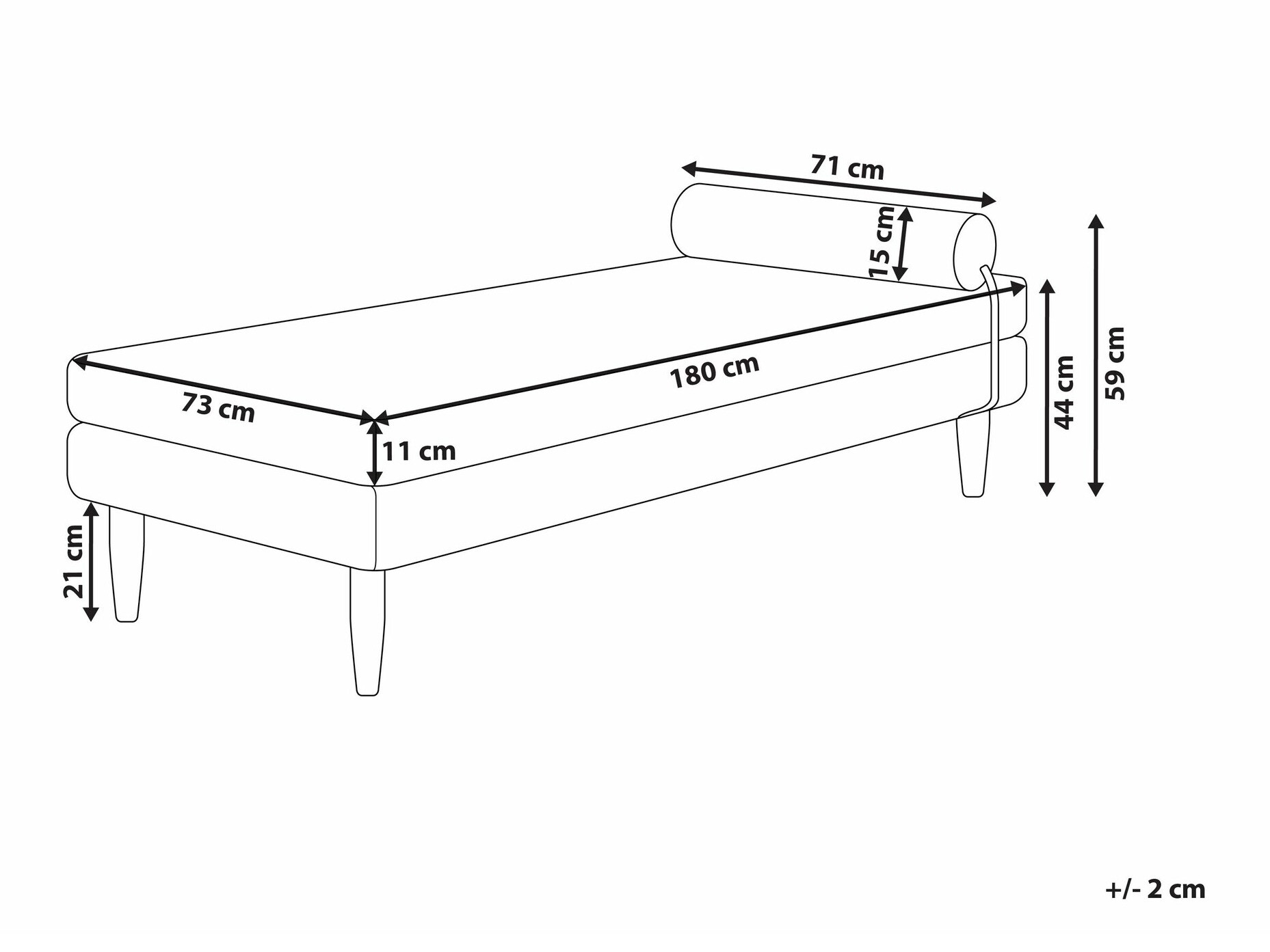 Počivalnik Berwyn 2245 (Bež)