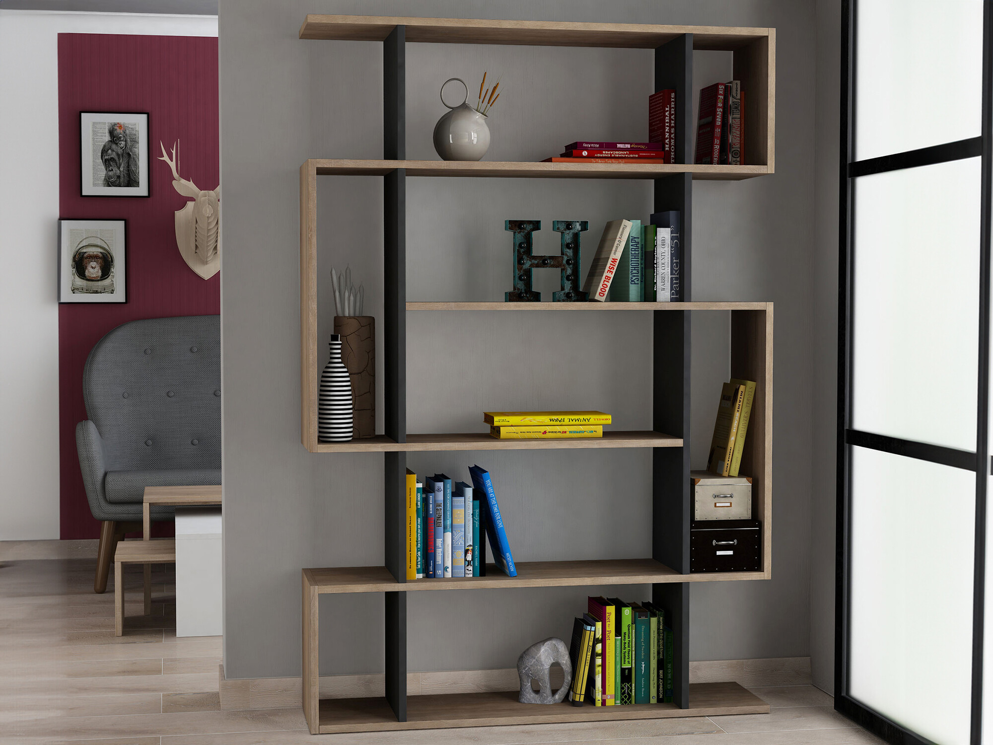 Regal Kailua 449 (Antracit + Sonoma hrast)