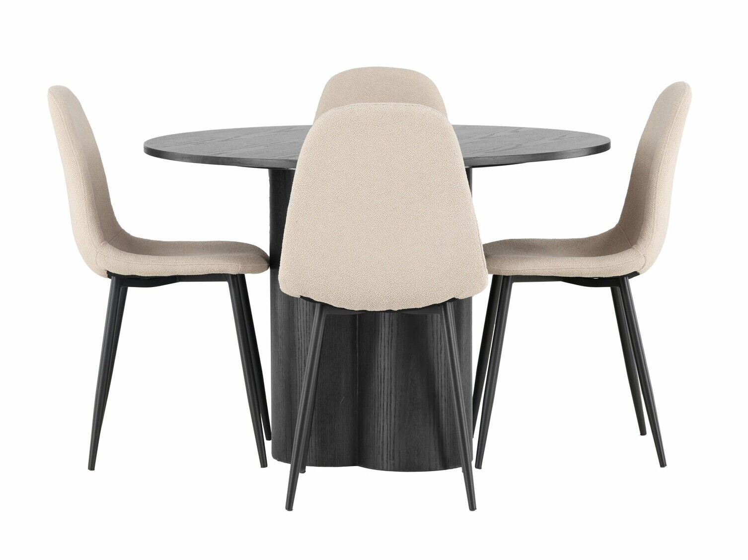 Jedilniški komplet Dallas 4578 (Črna)