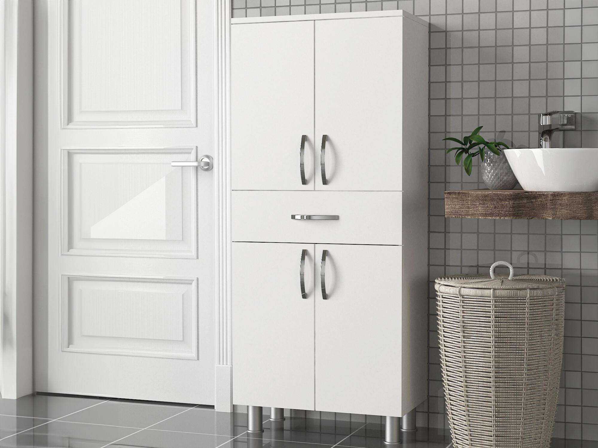 Prostostoječa Kopalniška omarica Kailua 2076