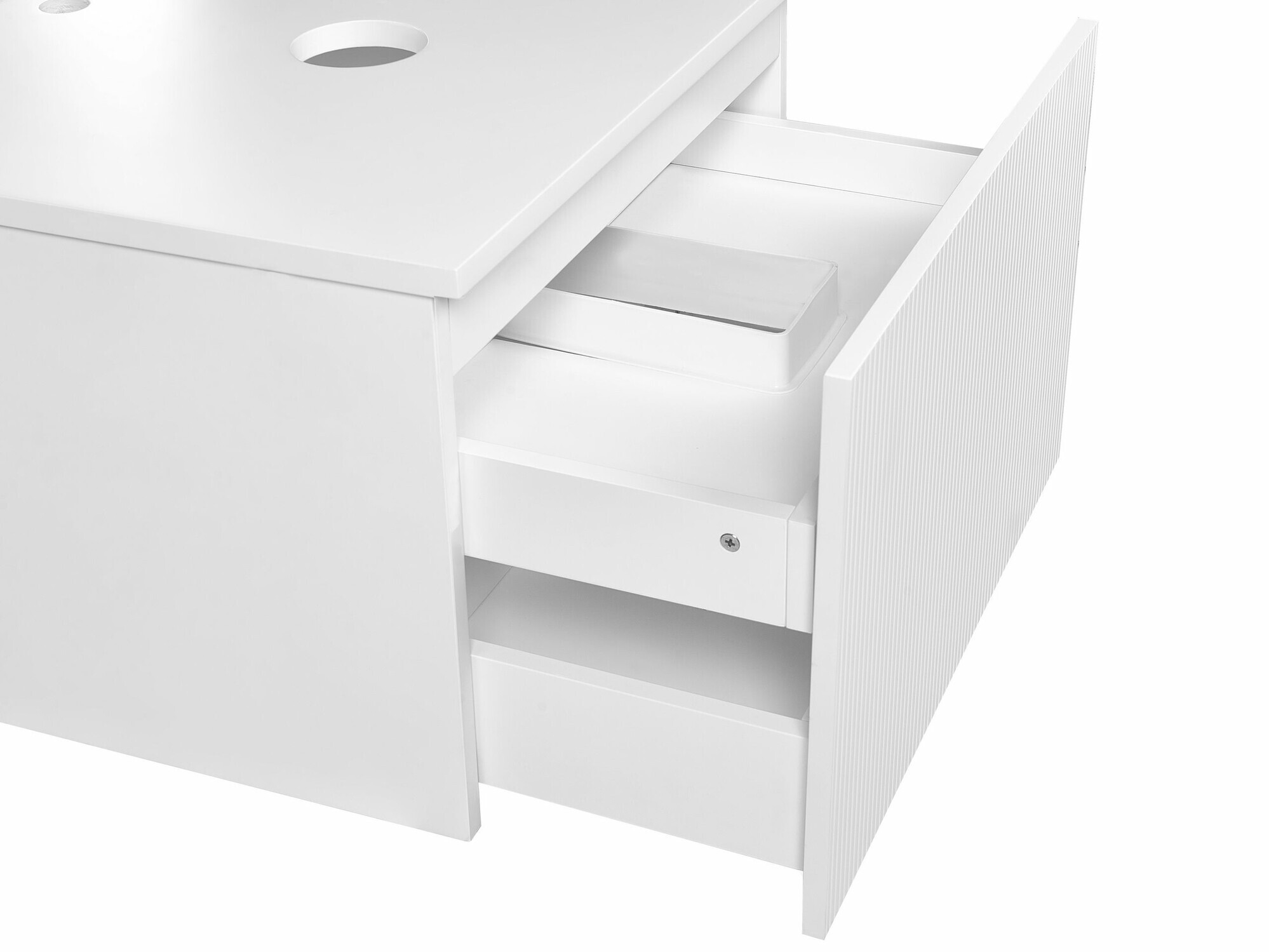 Viseča kopalniška omarica za umivalnik Berwyn 2253 (Bela)