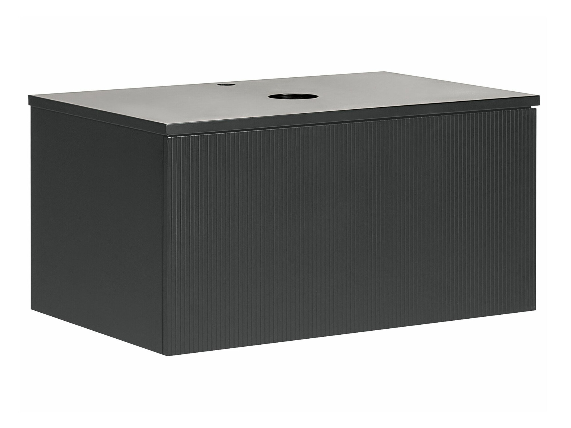 Viseča kopalniška omarica za umivalnik Berwyn 2254 (Črna)