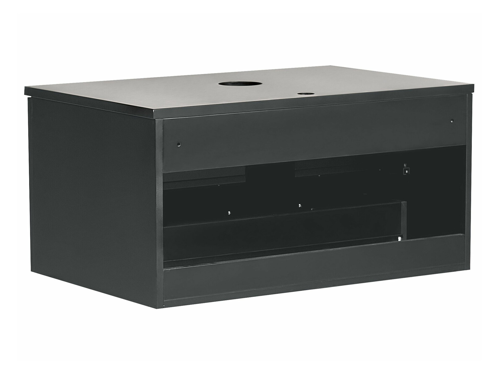 Viseča kopalniška omarica za umivalnik Berwyn 2254 (Črna)