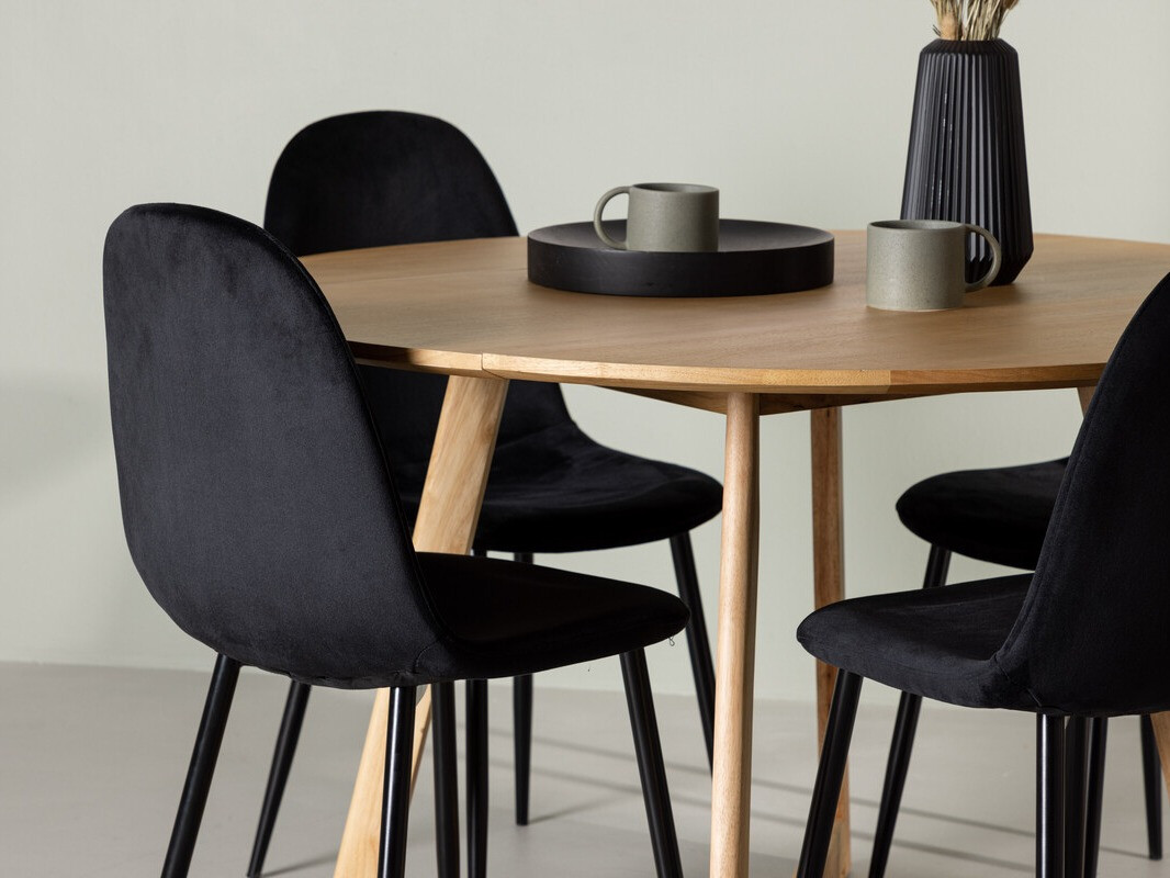 Jedilniški komplet Dallas 4580 (Črna)