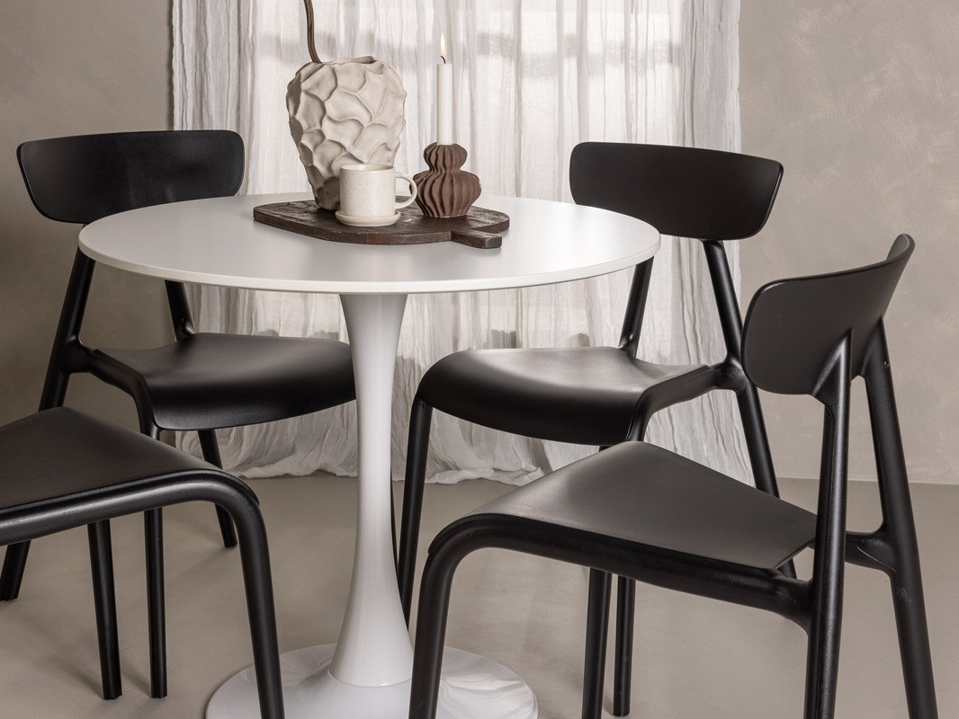 Jedilniški komplet Dallas 4587 (Črna)