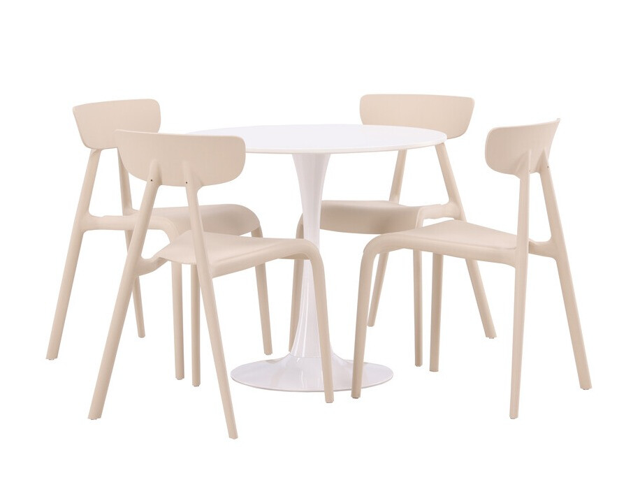 Jedilniški komplet Dallas 4587 (Krema)