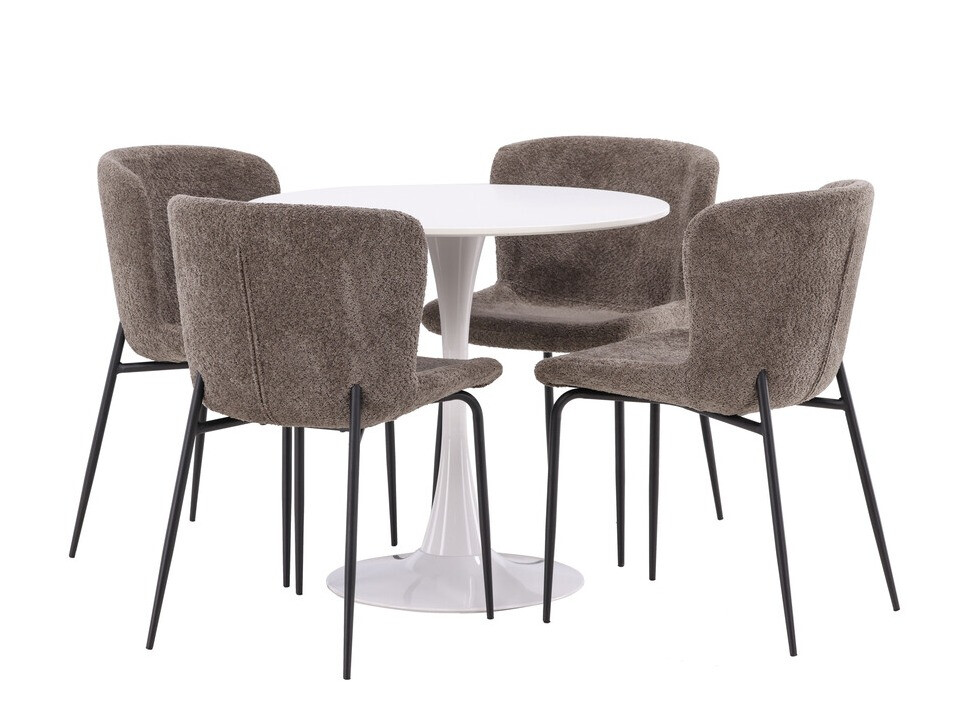 Jedilniški komplet Dallas 4590 (Rjava)