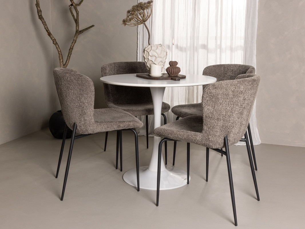 Jedilniški komplet Dallas 4590 (Rjava)