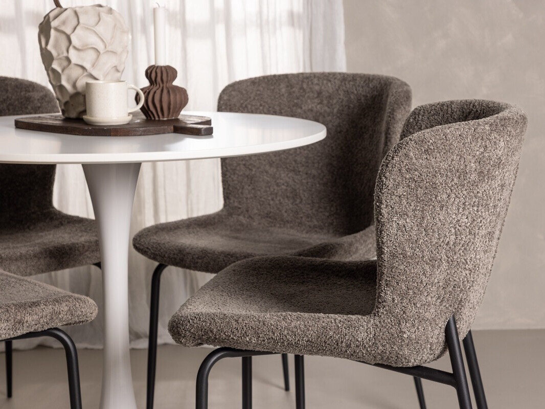 Jedilniški komplet Dallas 4590 (Rjava)