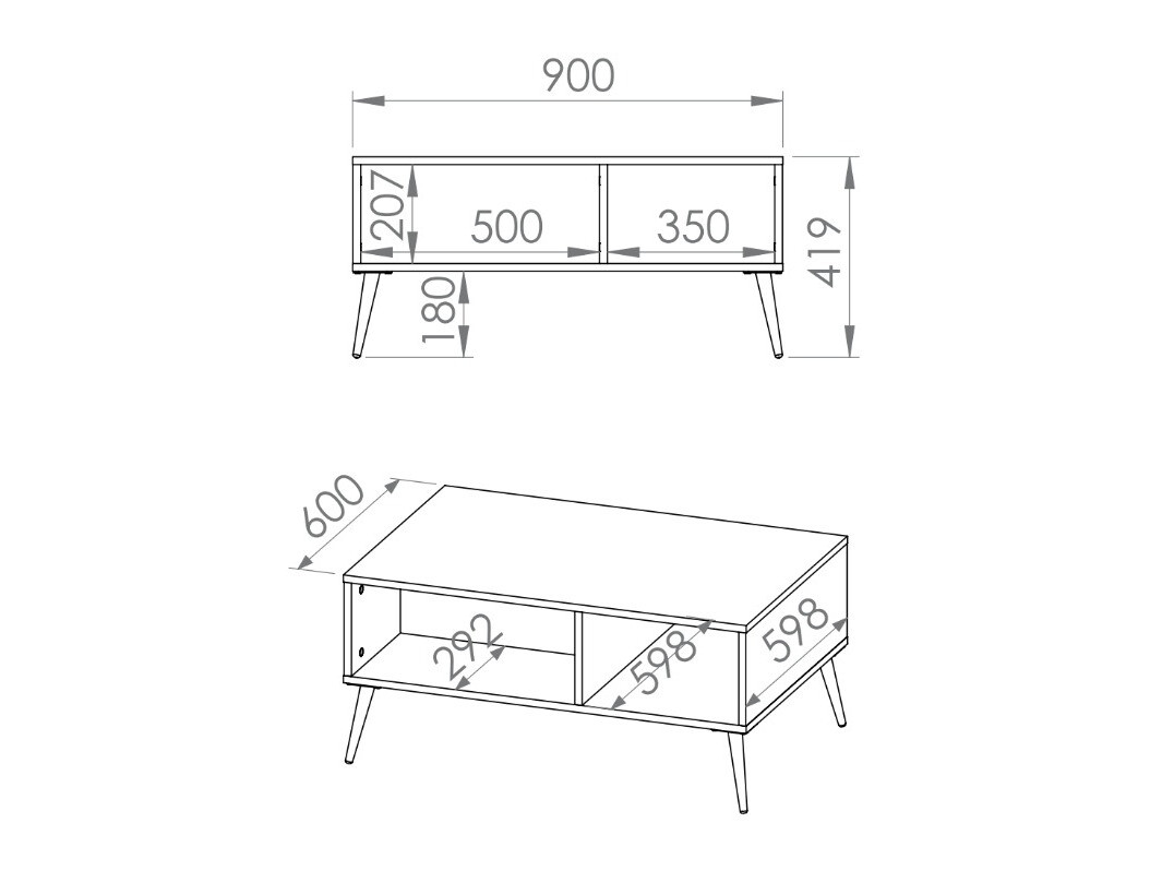 Klubska mizica Veslomi 107