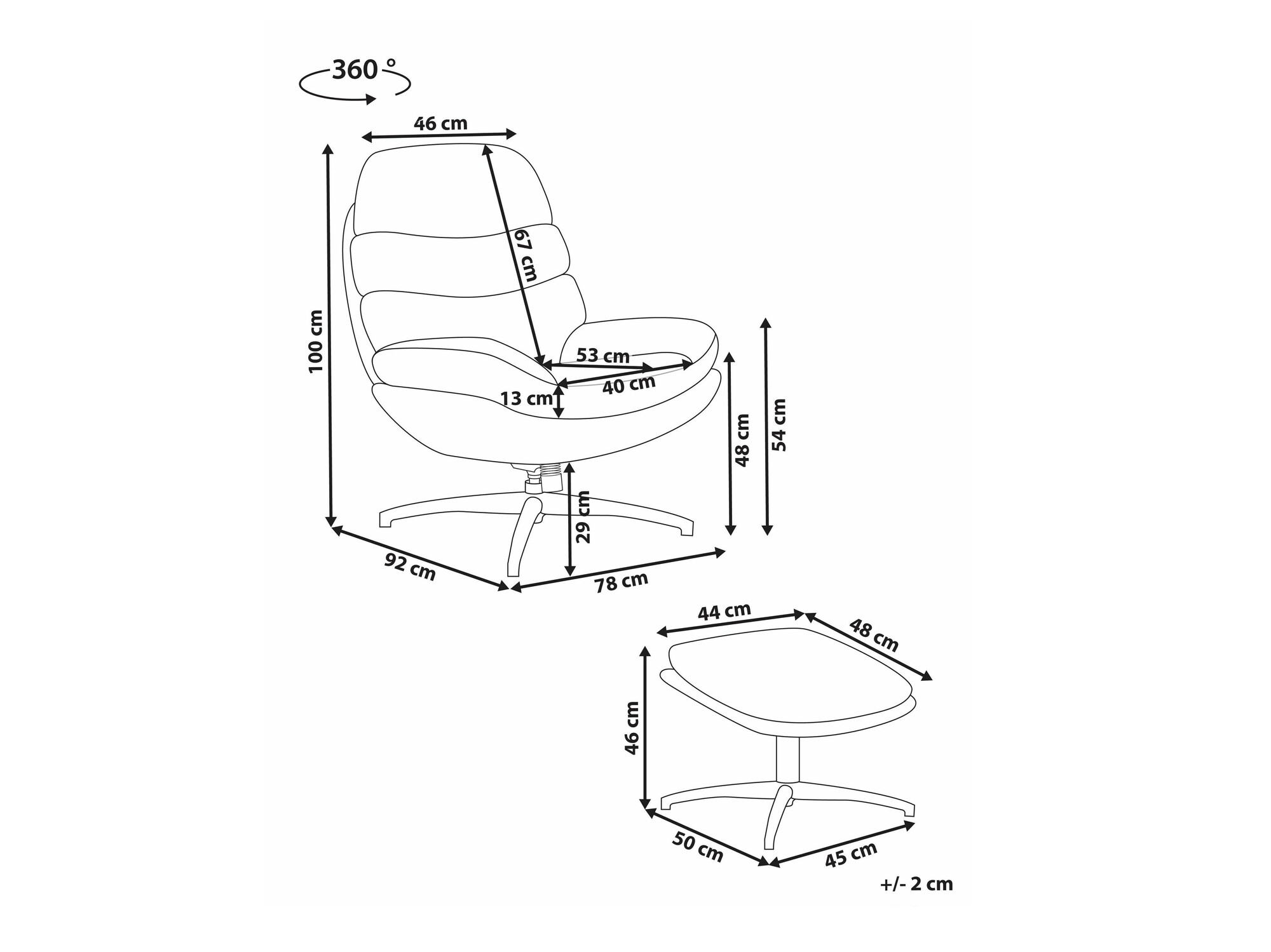 Fotelj Berwyn 2306 (Temno zelena)