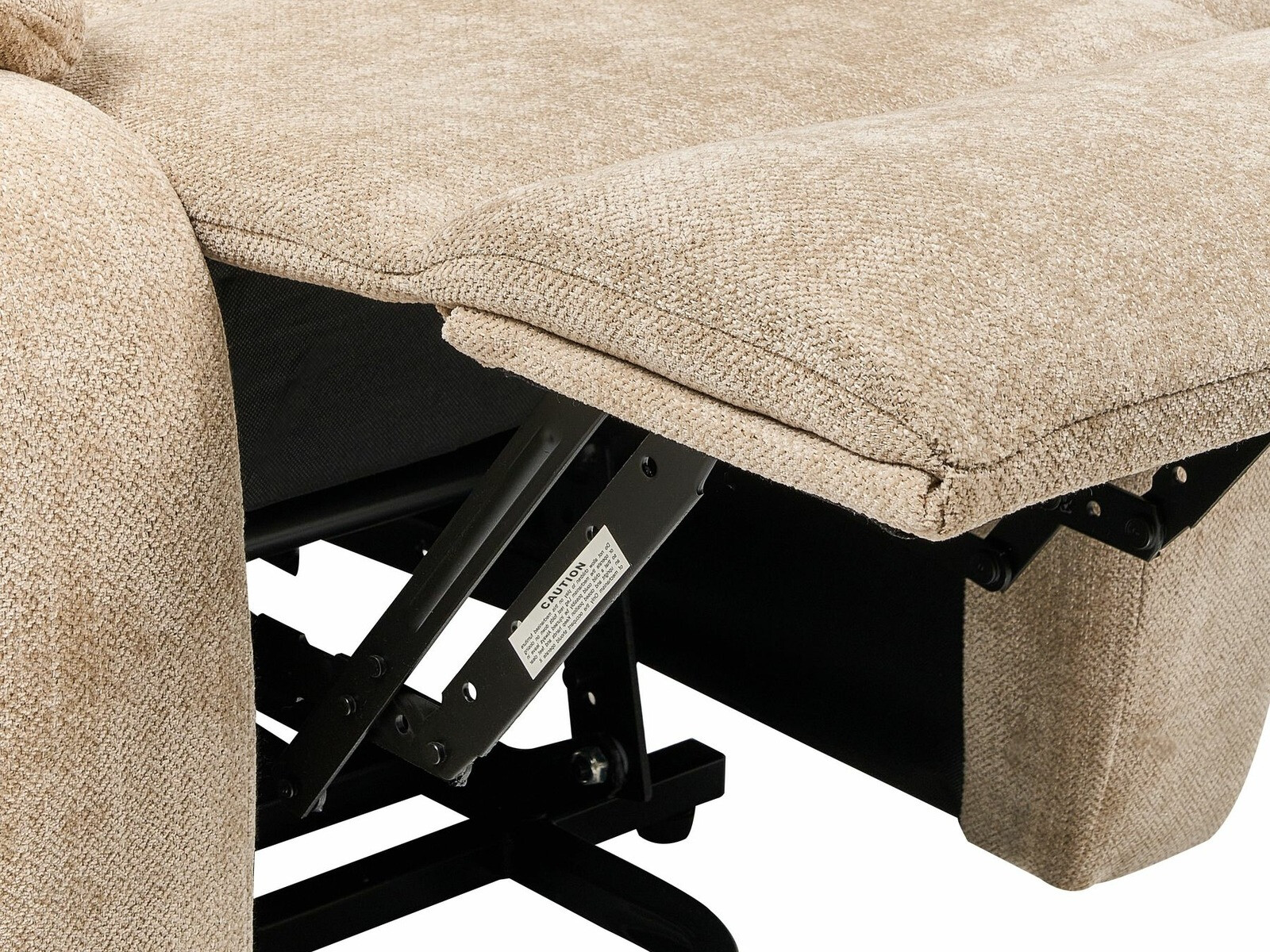 Fotelj s počivalnikom Berwyn 2299 (Svetlo rjava)