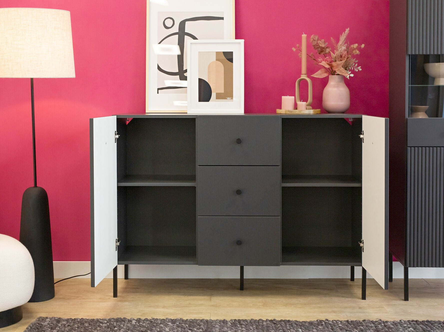 Komoda Etliva 101 (Antracit)