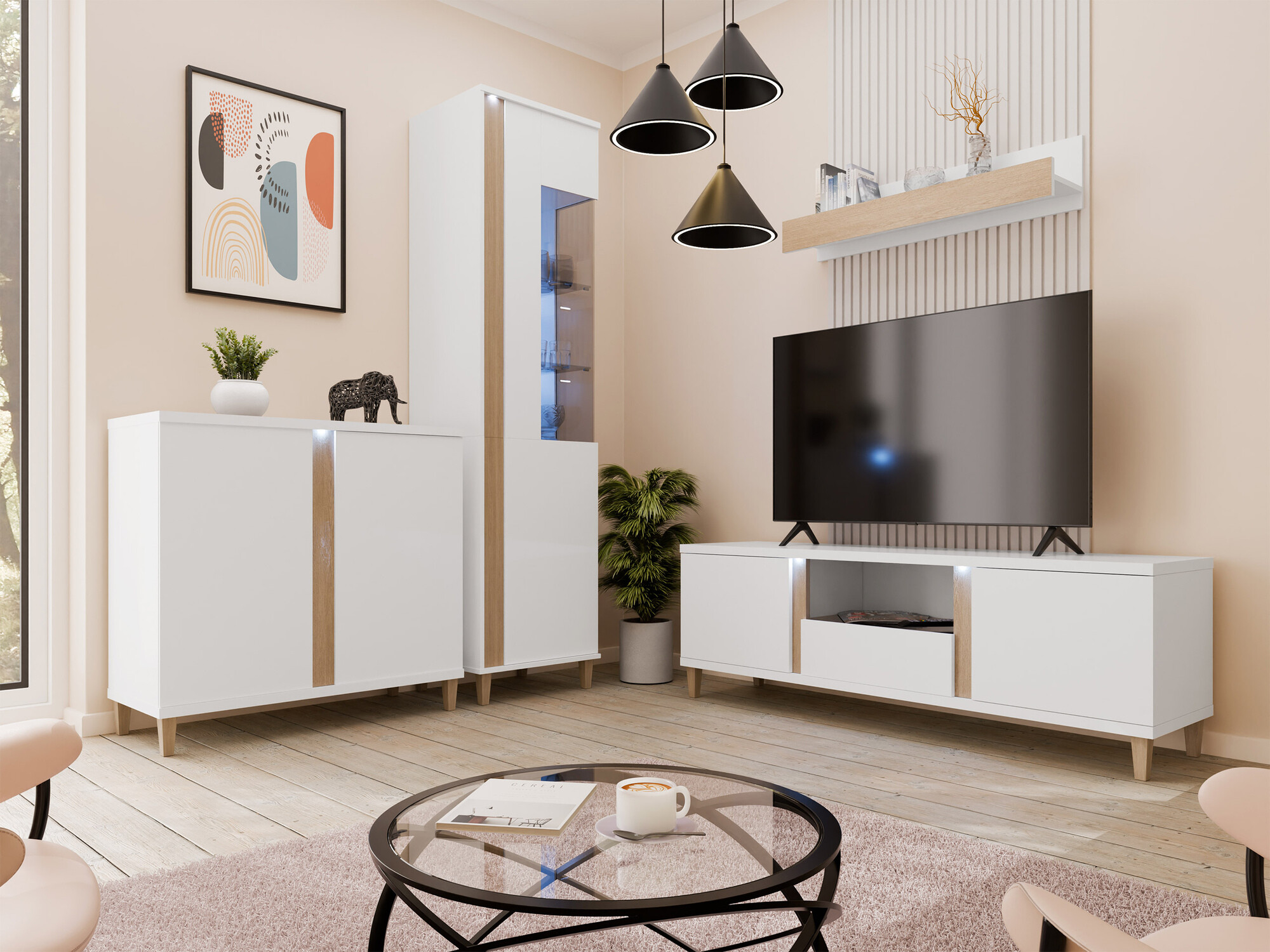 Omarica Florem II (Bela + Sijaj bela + Svetel les)