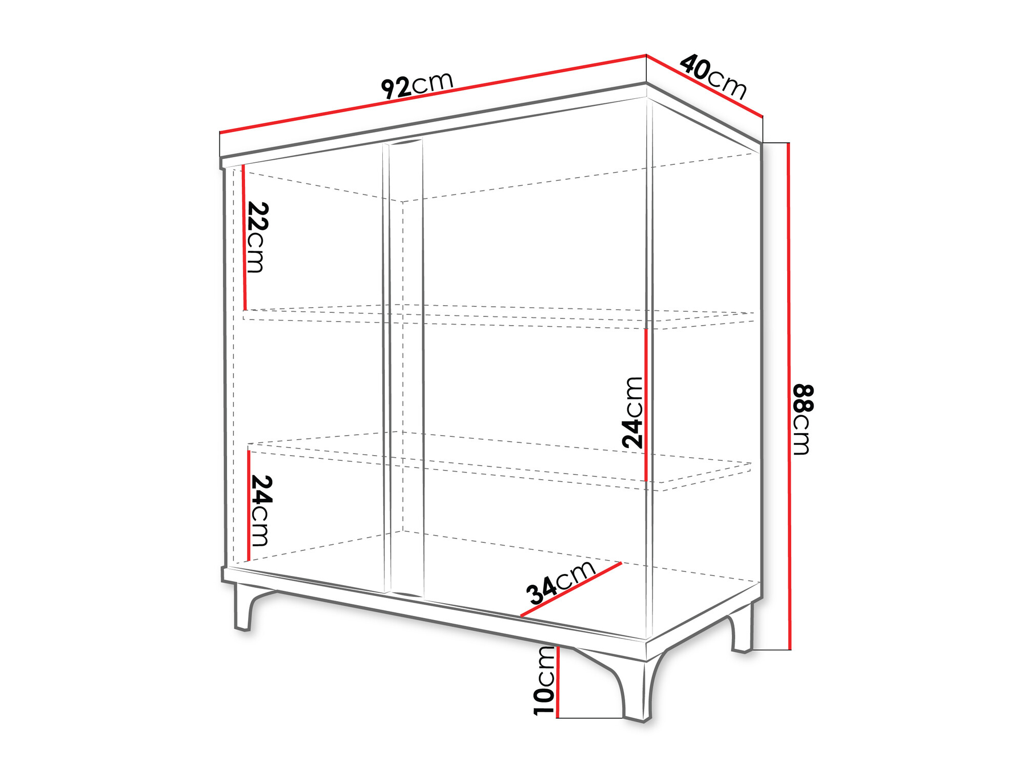 Omarica Livseri 102 (Bela + Sijaj bela + Svetel les)