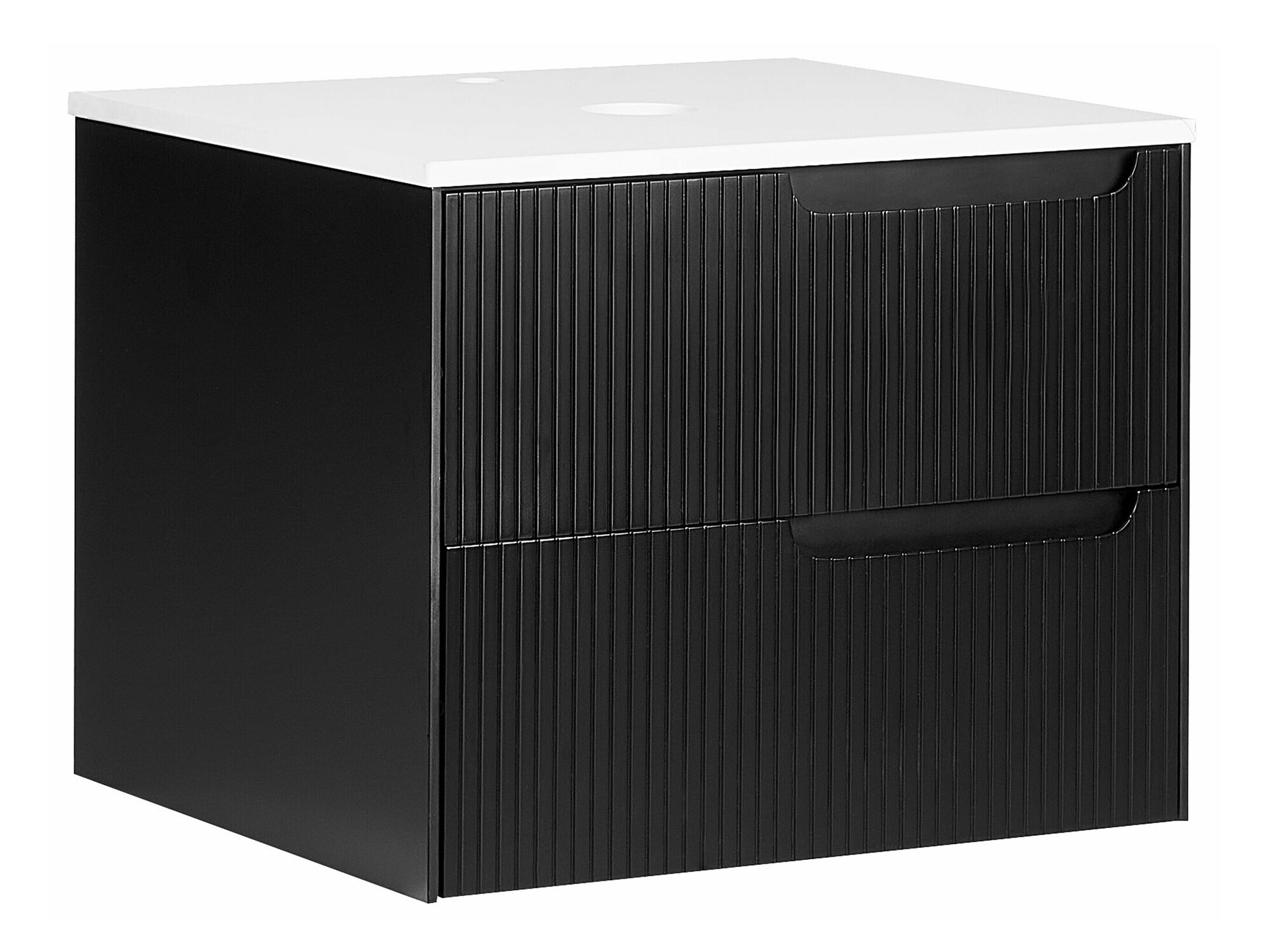 Viseča kopalniška omarica za umivalnik Berwyn 2305 (Črna)