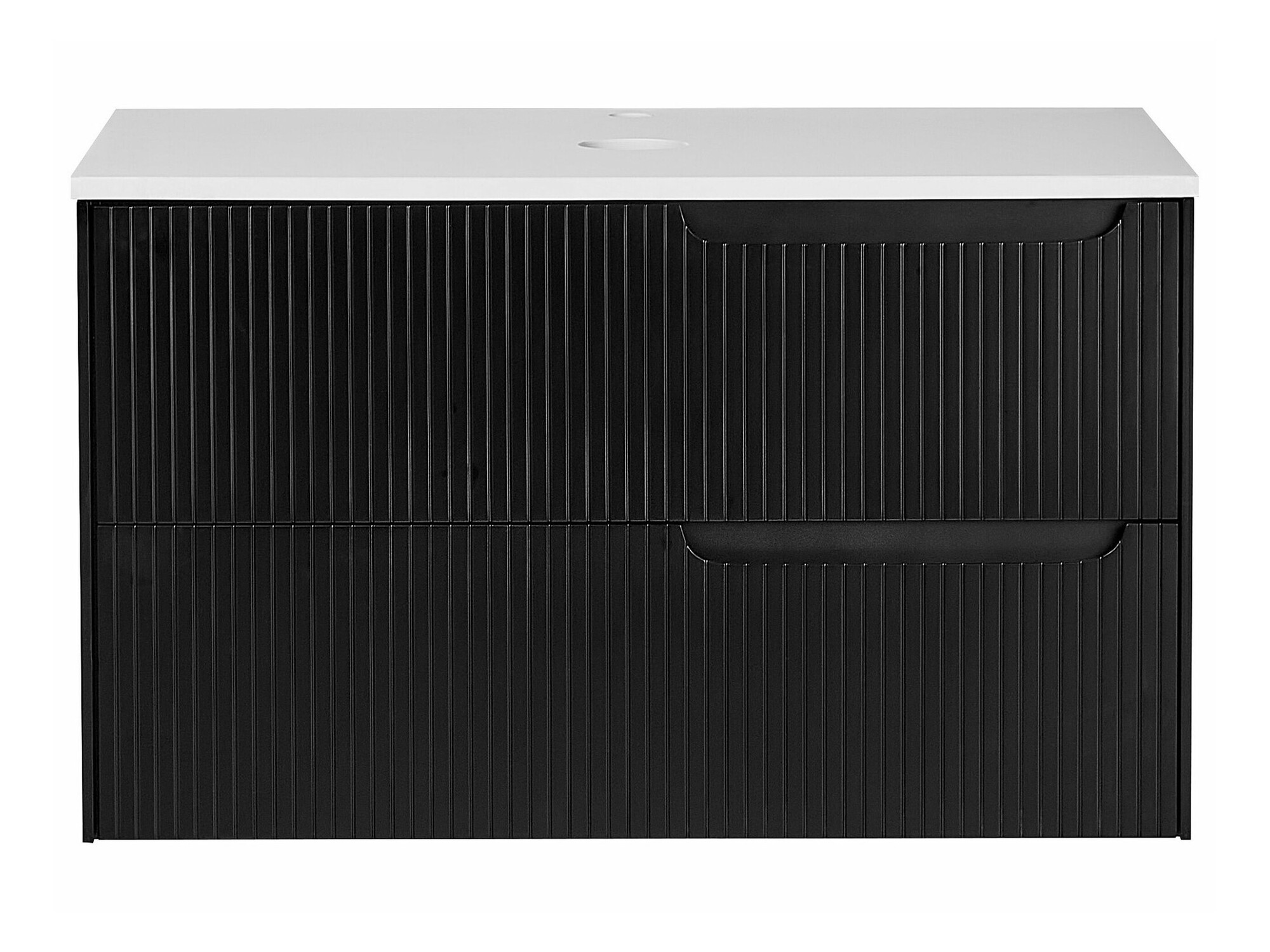 Viseča kopalniška omarica za umivalnik Berwyn 2307 (Črna)