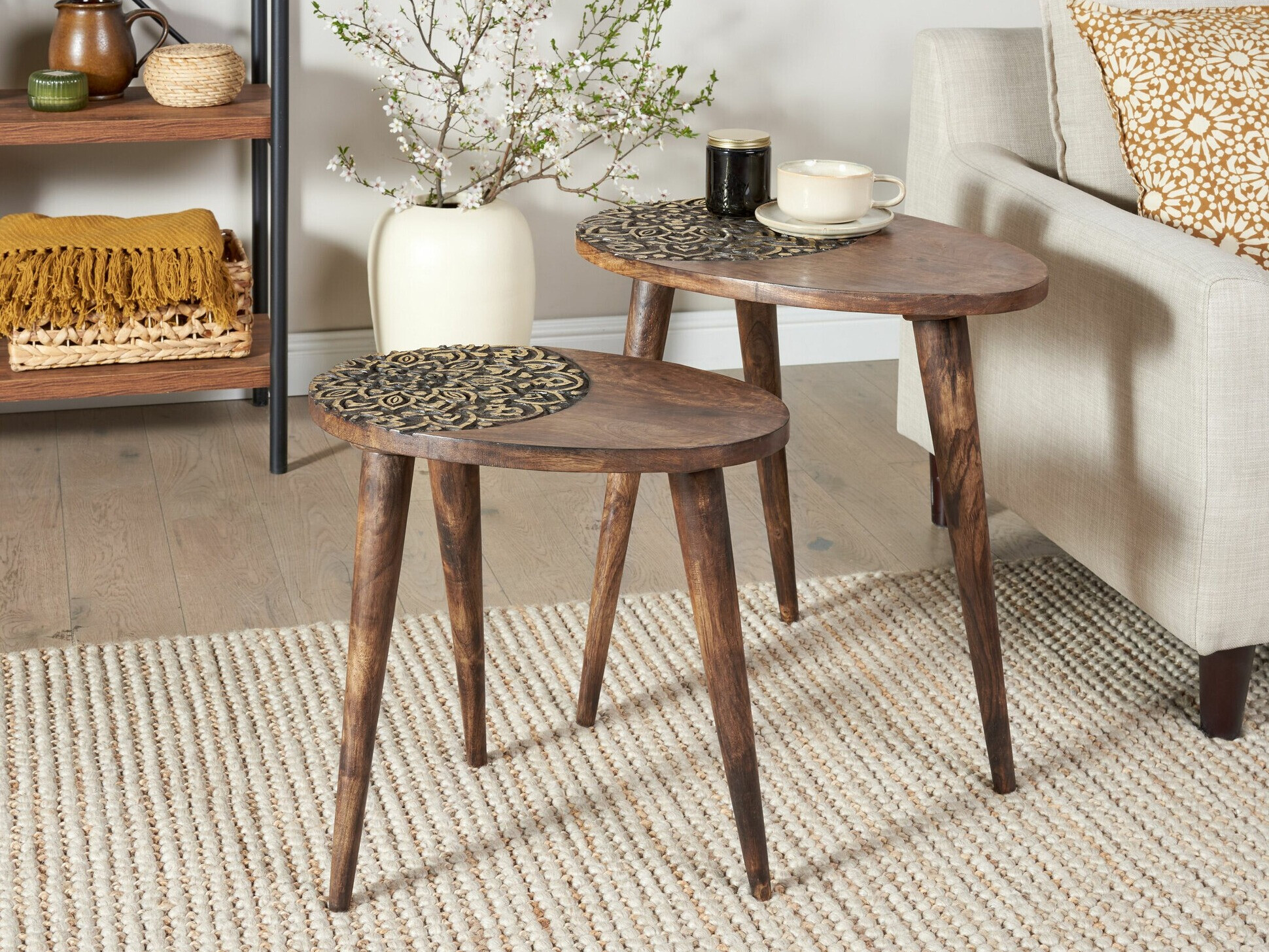 Komplet stranskih mizic Berwyn 2312