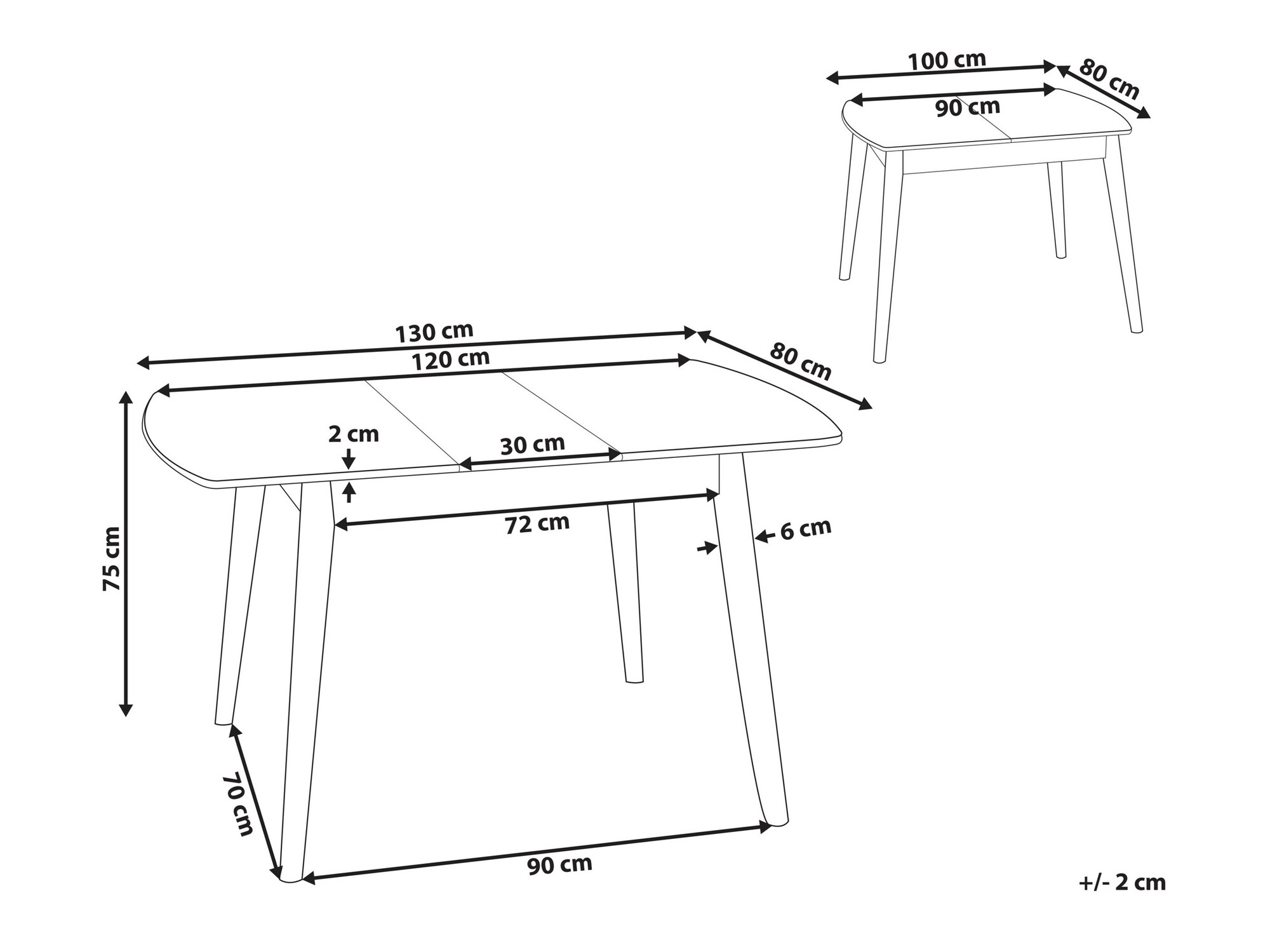 Miza Berwyn 2309 (Svetel les)