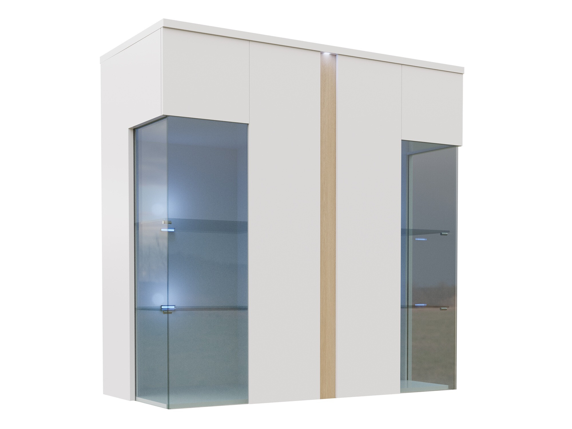 Omarica Livseri 104 (Bela + Sijaj bela + Svetel les)