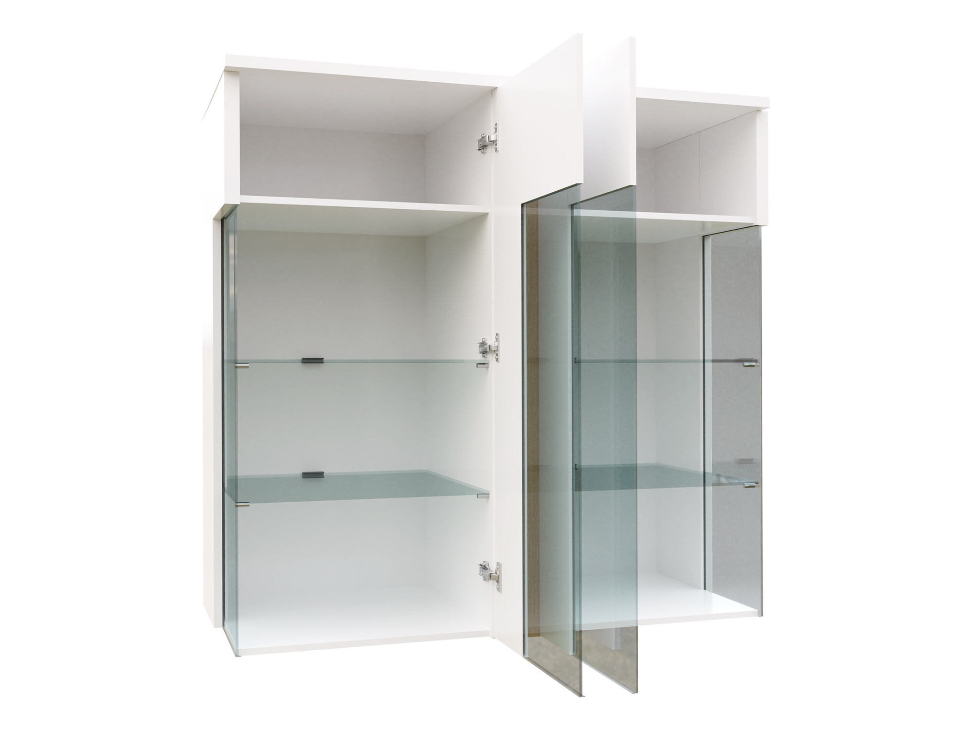 Omarica Livseri 104 (Bela + Sijaj bela + Svetel les)