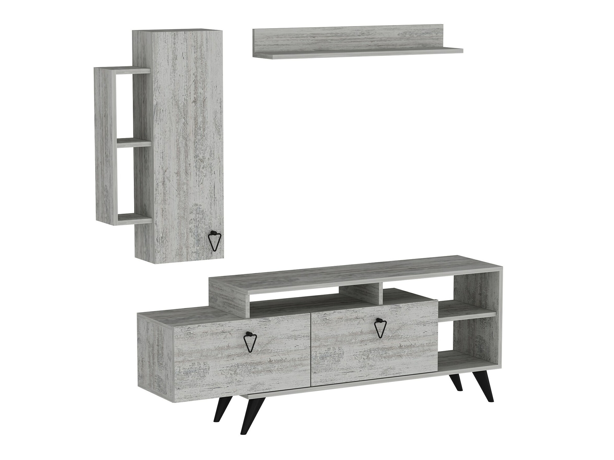 Komplet za dnevno sobo Kailua 2294 (Siva)