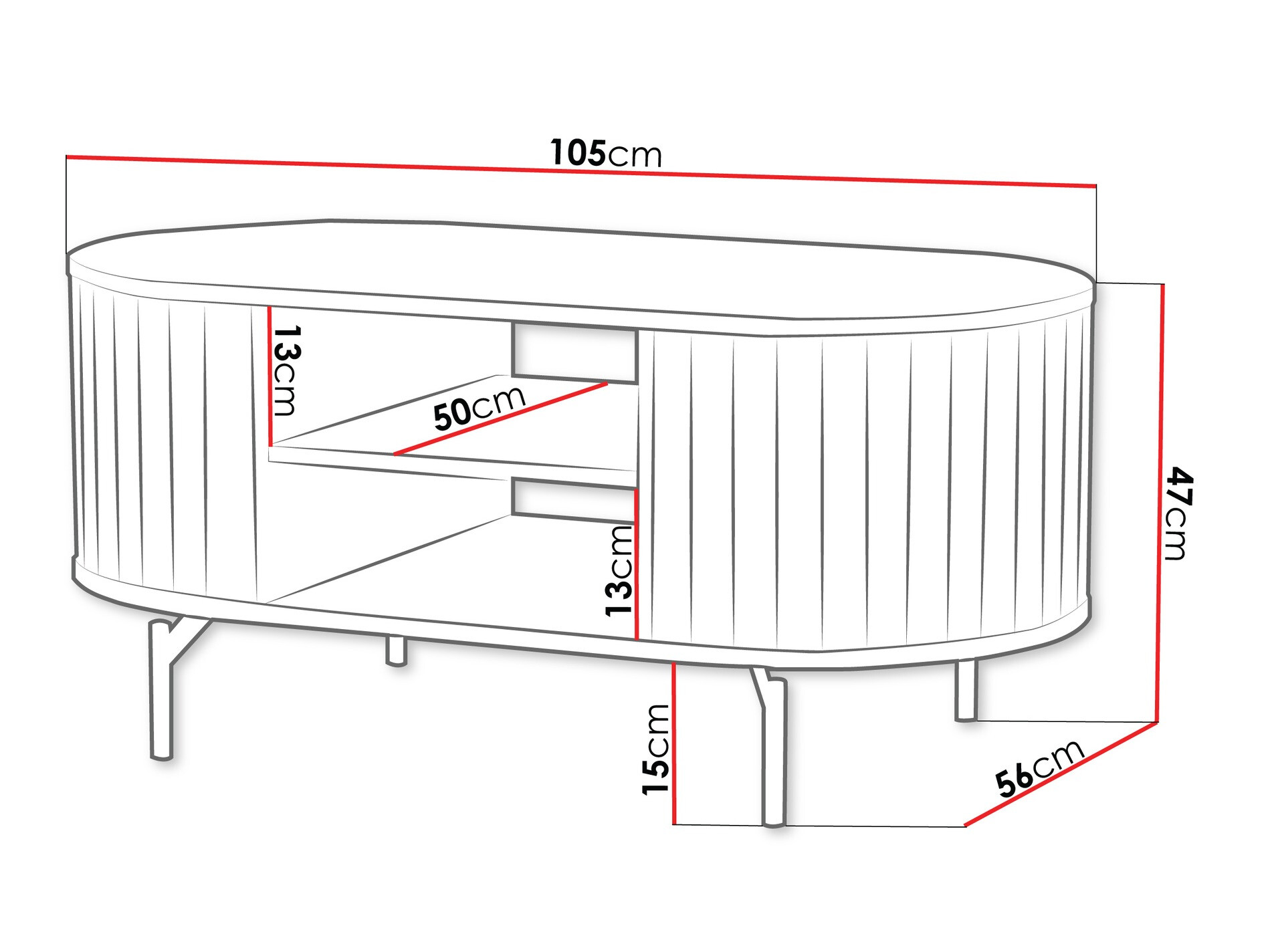 Klubska mizica Novmono 117