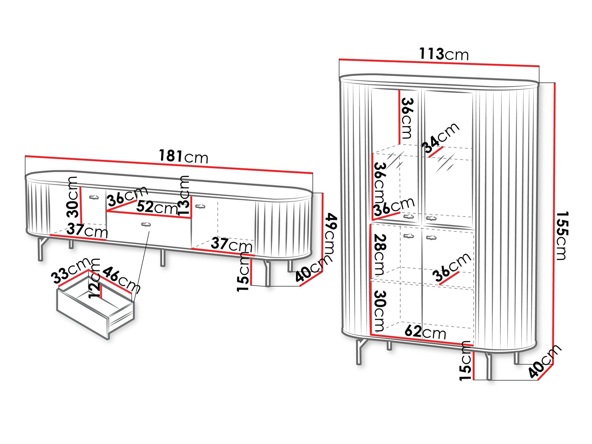 Komplet za dnevno sobo Novmono 119