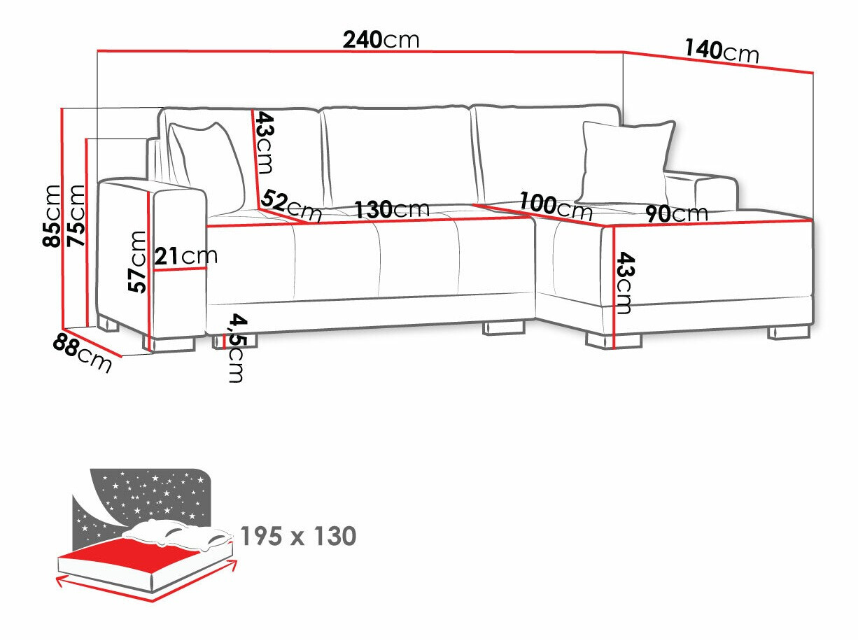 Kotna garnitura Columbus 103
