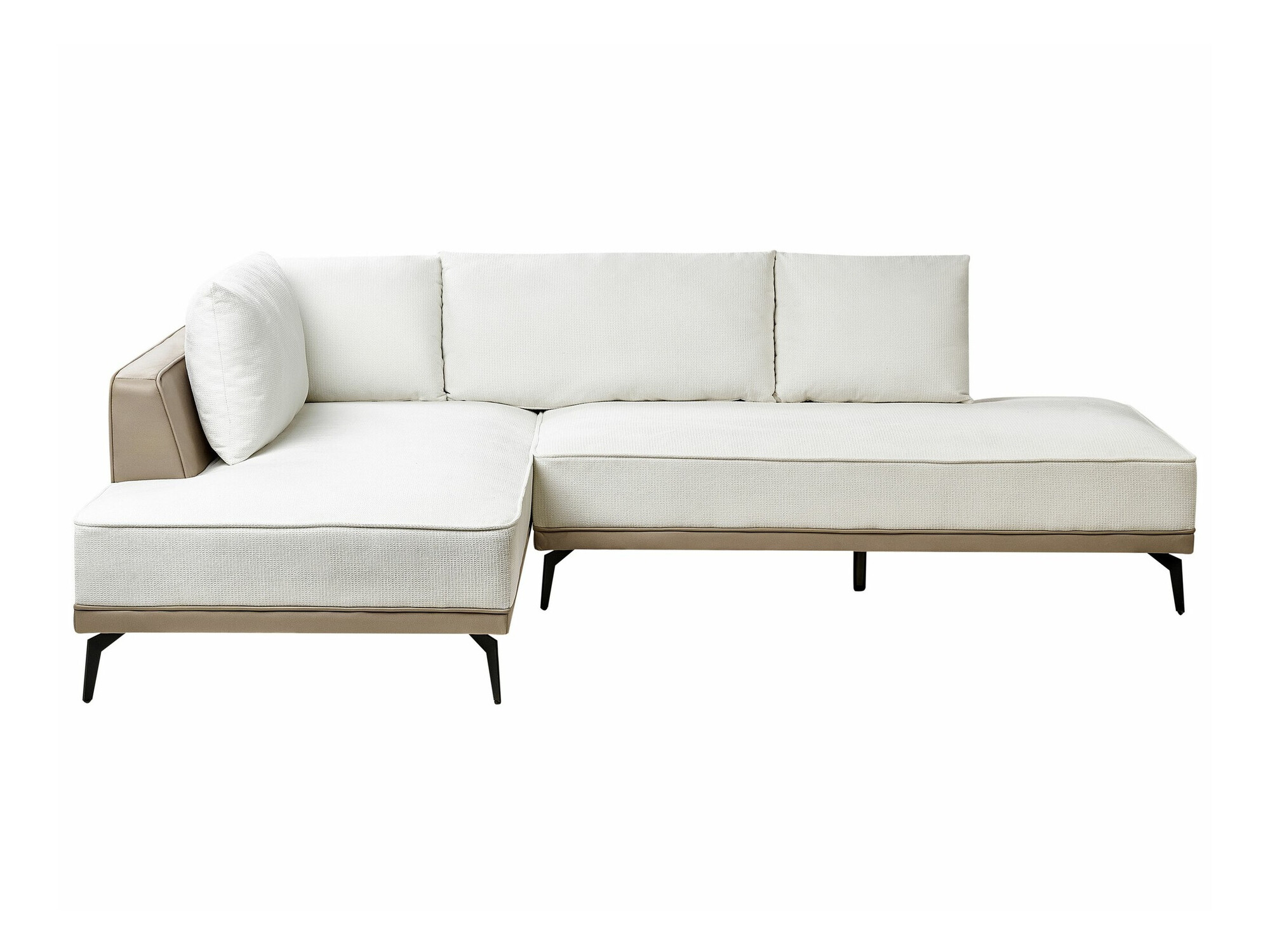 Modularna kotna sedežna garnitura Berwyn 2326 (Bela)