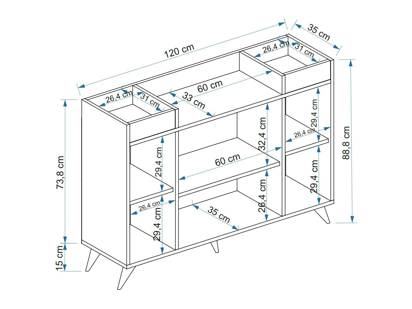 Omarica Kailua 2315 (Siva)