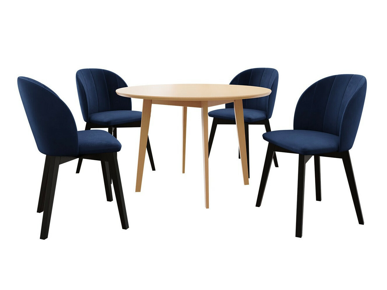 Jedilniški komplet Racine 136 (Rjava)