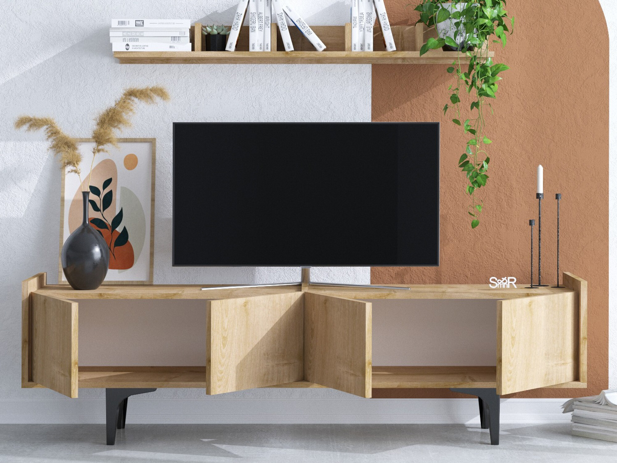 Komplet za dnevno sobo Sonliro 134 (Hrast)