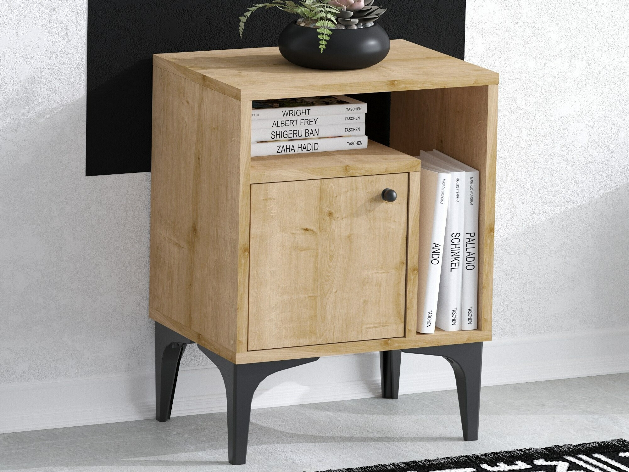 Nočna omarica Sonliro 136 (Hrast)