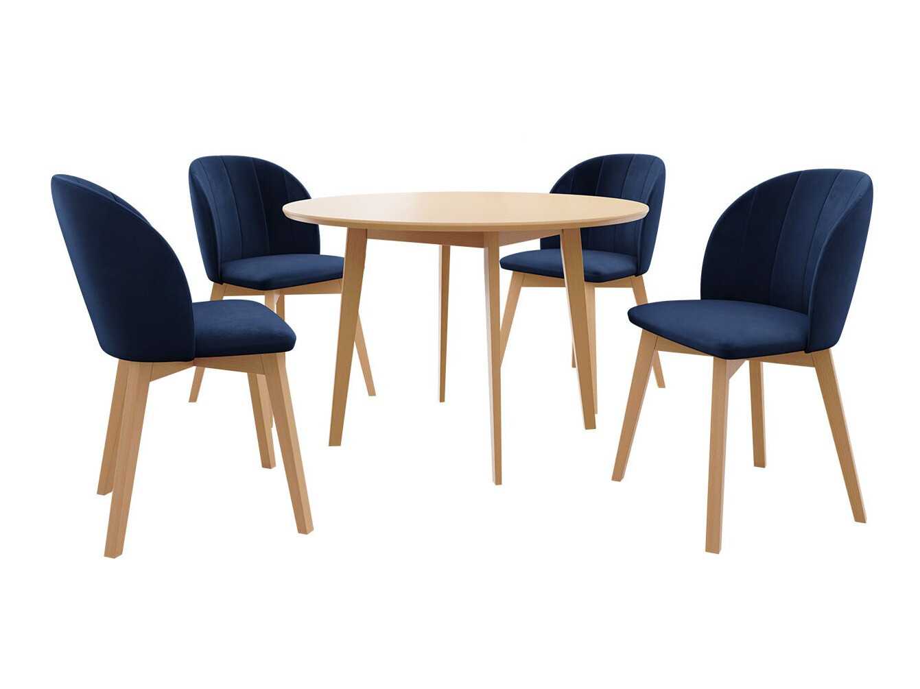 Jedilniški komplet Racine 136 (Rjava)